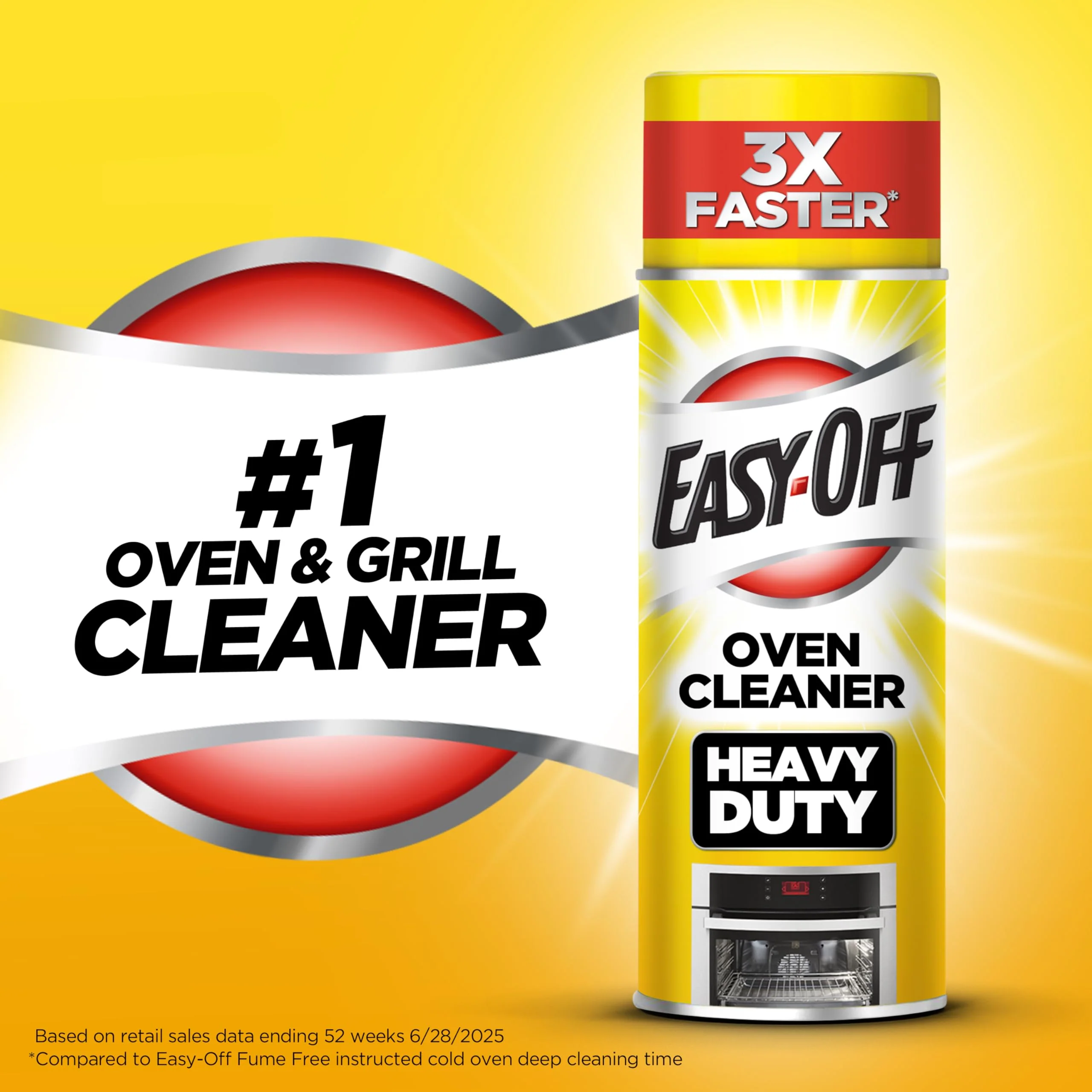 Easy-Off Heavy Duty Oven Cleaner, Regular Scent 87 oz (6 Cans x 14.5 oz) - Image 7