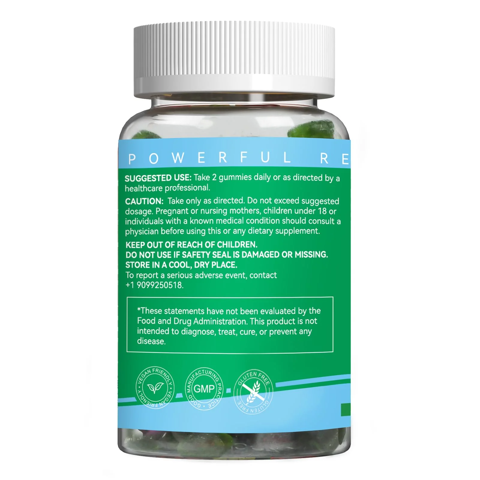 EAZGOO 2 Pack Chlorophyll Gummies for Body Odor Deodorant*, Sugar Free Chewable Chlorophyll for Immune Support Women Vegan,120 Count - Image 2