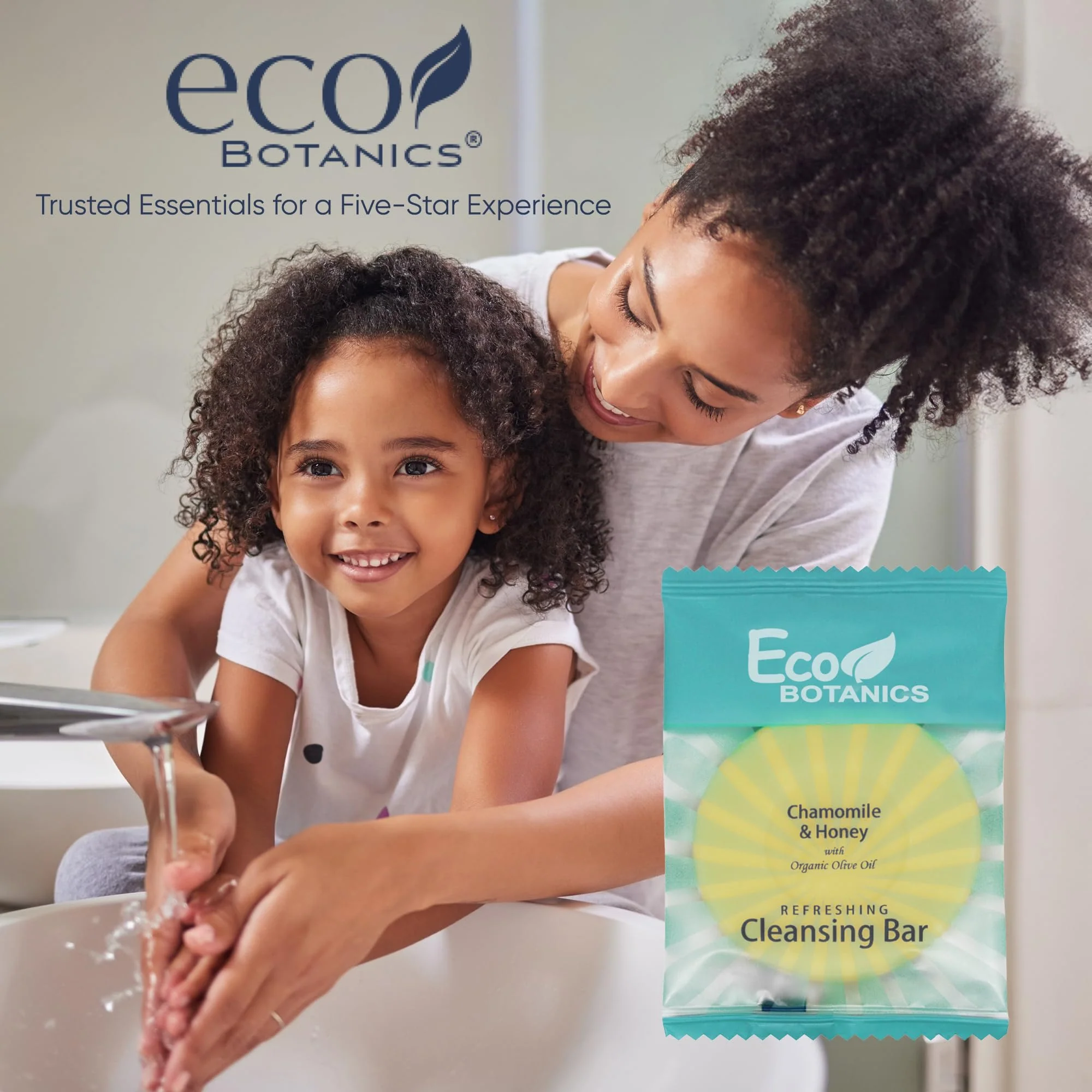 Eco Botanics Travel Size Hotel Cleansing Soap Bar 100 Count 0.5 oz Bottles Guest Amenities for Hotels Vacation Rentals & Short Term Rentals Paraben Free White Tea Scent with Aloe & Olive Oil - Image 5