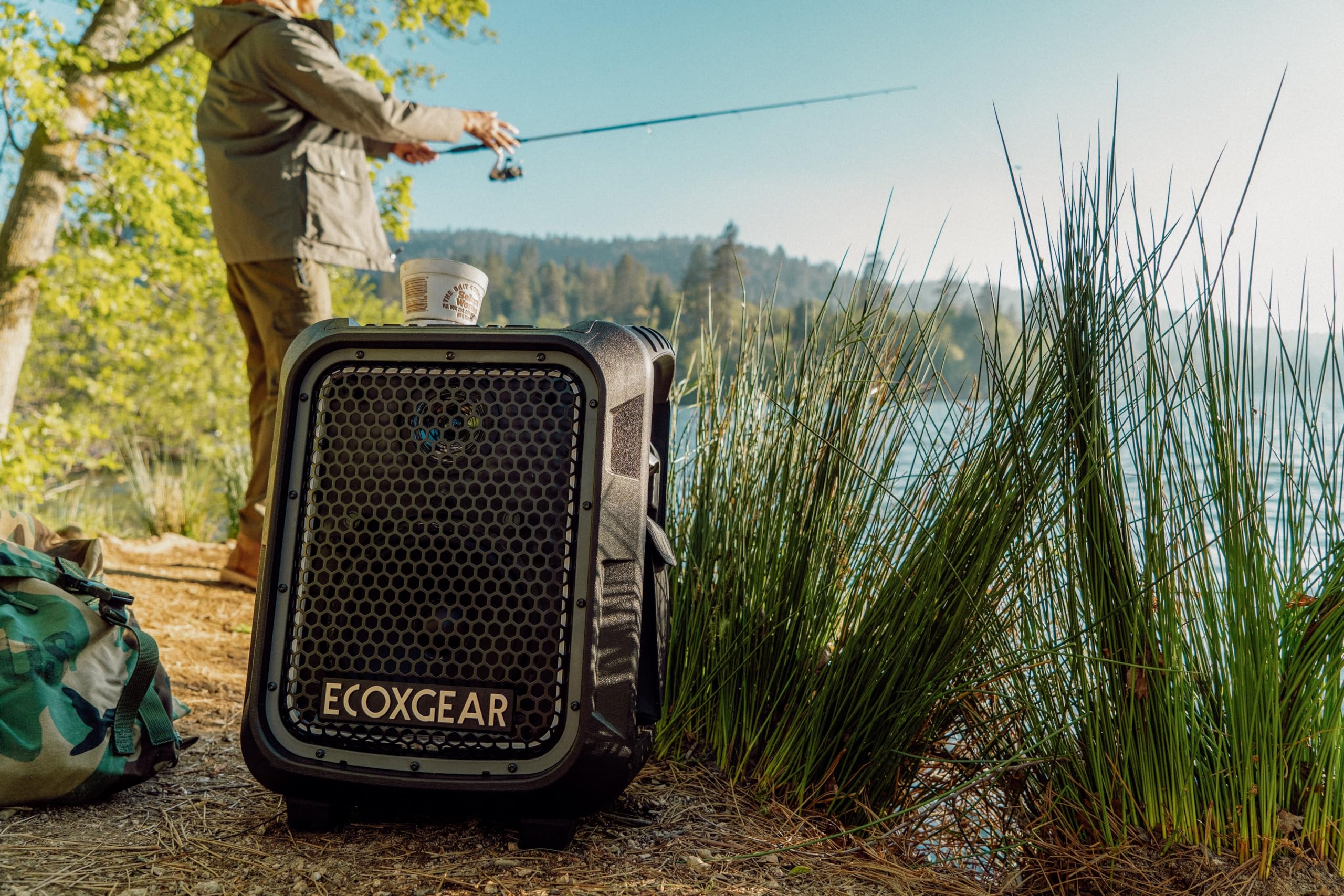 ECOXGEAR: EcoBoulder Ultra – 121dB Loud Rugged Bluetooth 5.1 Speaker, IP67 Waterproof, Drop and dustproof with Party Lights, 50+ Hours runtime, it Even Floats – Black - Image 3