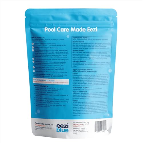 Eeziblue Monthly Algaecide for Swimming Pool, Pool Algaecide for Inground Pool & Above Ground Pool - Effective Monthly Treatment to Prevent Algae Growth up to 13,000 Gallons - Image 9