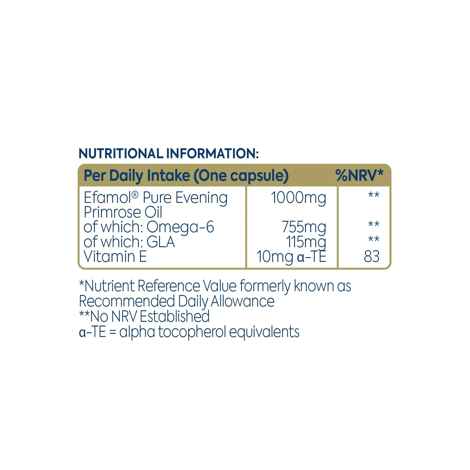 Efamol Evening Primrose Oil 1000mg 30 caps