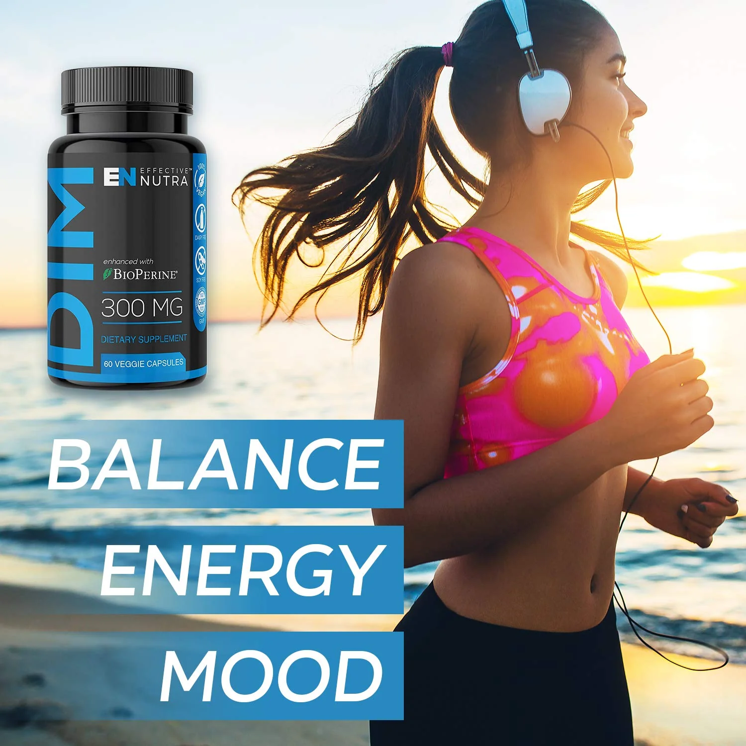Effective Nutra Dim Supplement 300mg with BioPerine - Extra Strength Estrogen Blocker for Men & Women - Hormone & Metabolism Support - 4 Month Supply - Image 6