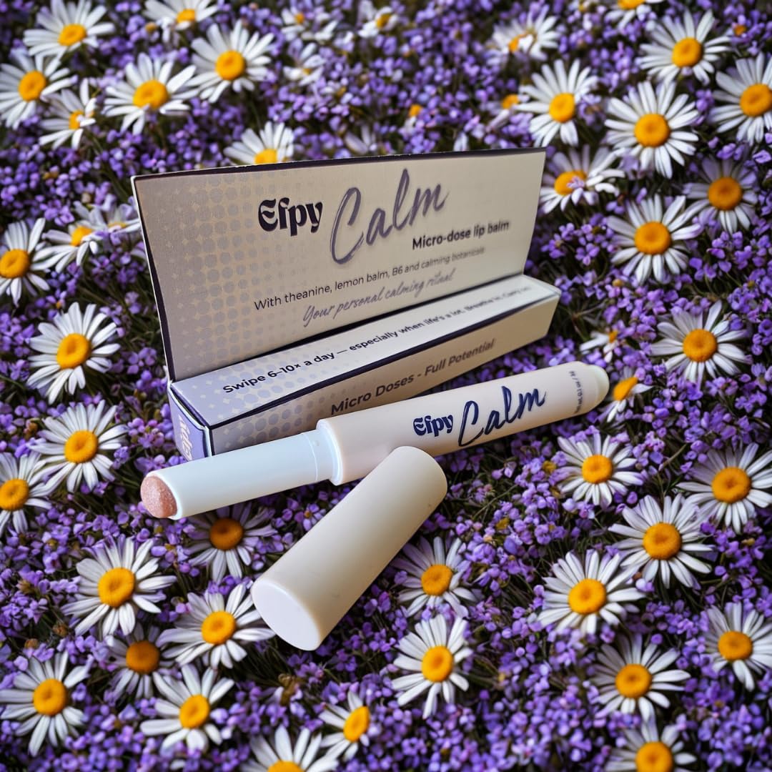 Efpy Micro-Dose Lip Balm | With Vitamins and Wellness Actives | Functional Beauty for Mind, Mood & Energy (Choose Your Formula: Calm, Curb, Perk) (Calm - Lavender & Chamomile) - Image 3