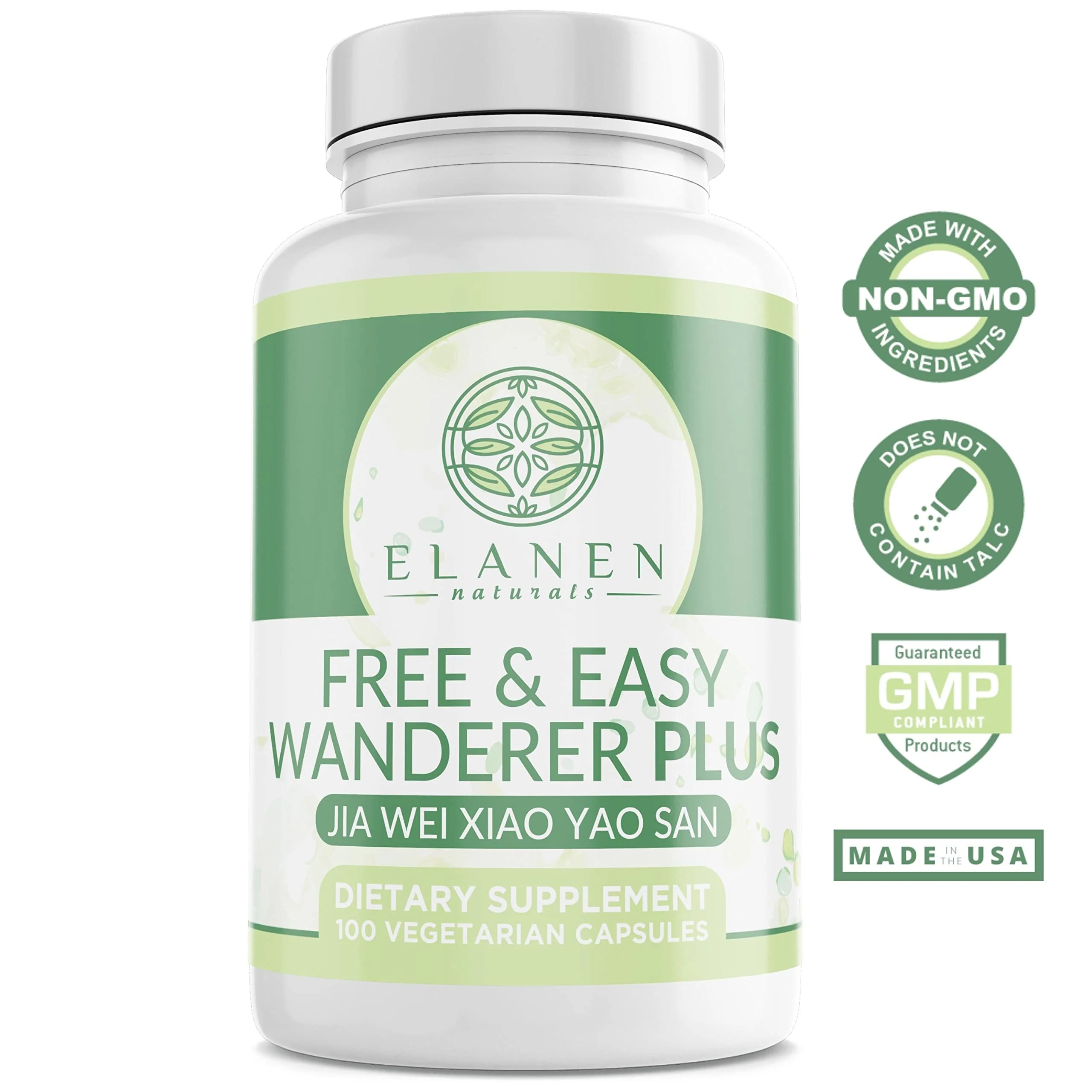 Elanen Naturals Jia Wei Xiao Yao San, Free and Easy Wanderer Plus, 100 Vegetable Capsules - Image 3
