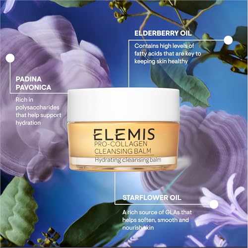 ELEMIS Pro-Collagen Travel Size Cleansing Balm - 3-in-1 Daily Face Cleanser - Melts Away Waterproof Makeup and Sunscreen - Lavender and Chamomile Oil - 20g - Image 5