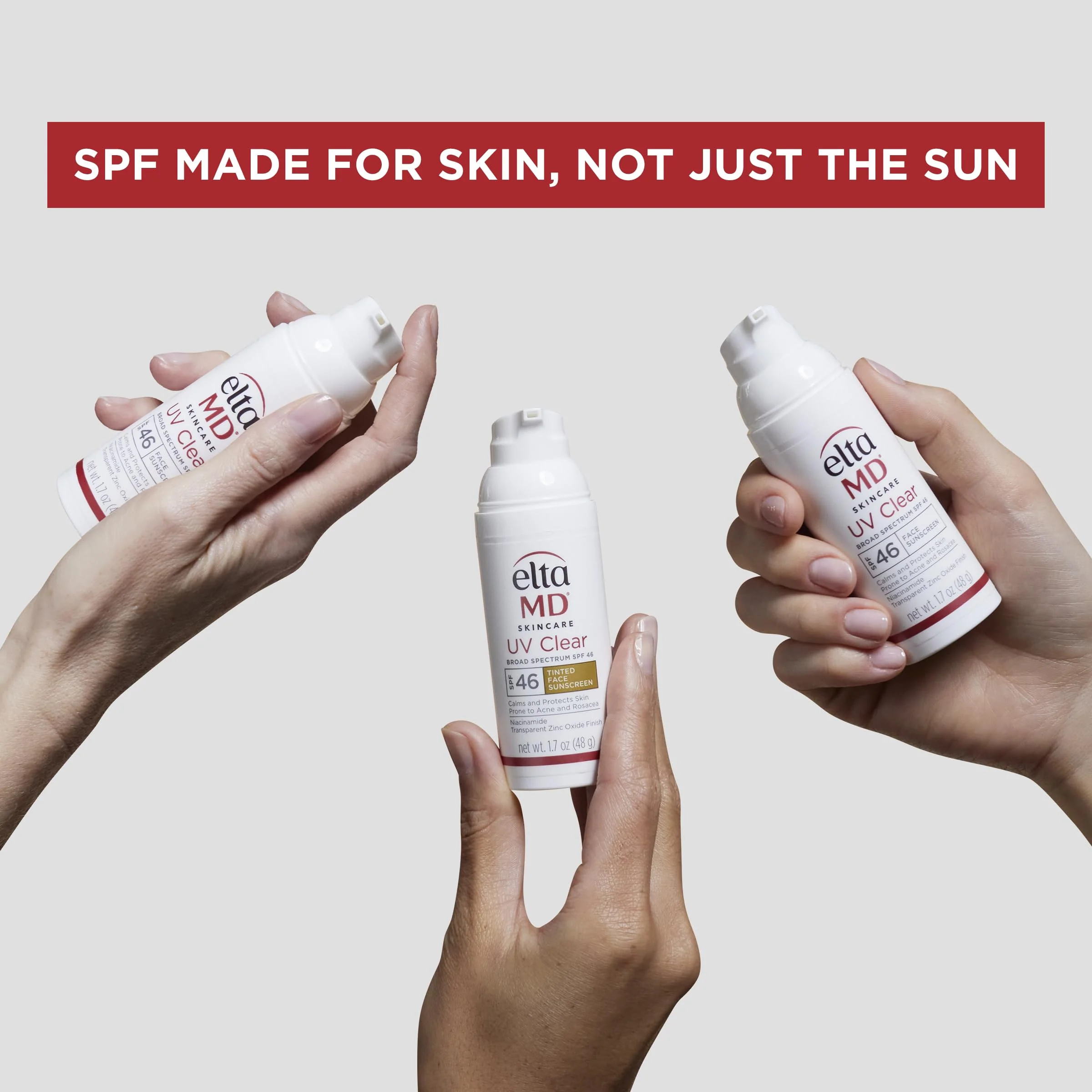 EltaMD UV Active Mineral Sunscreen with Zinc Oxide, Water Resistant Sunscreen SPF 50+ Up to 80 Minutes, Oil Free SPF for Face and Body, 3.0 oz Tube - Image 5