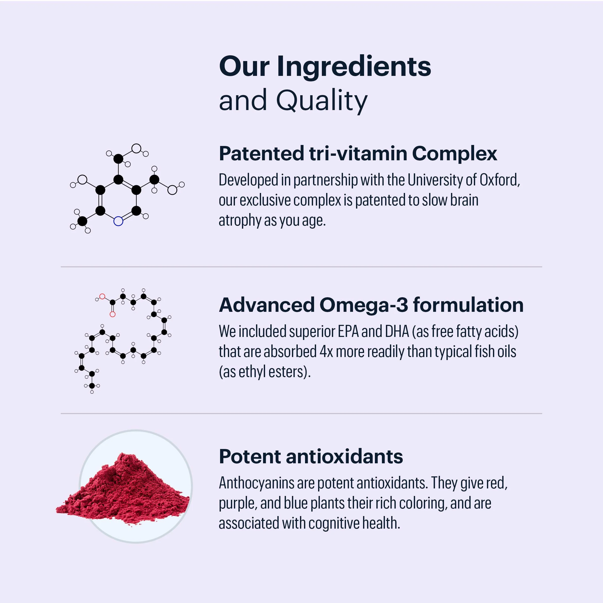 ELYSIUM Matter - 30 Servings - Brain Supplement for Memory and Focus Omega 3 Supplement + DHA - Vitamins to Support Brain Health and Memory - Image 8