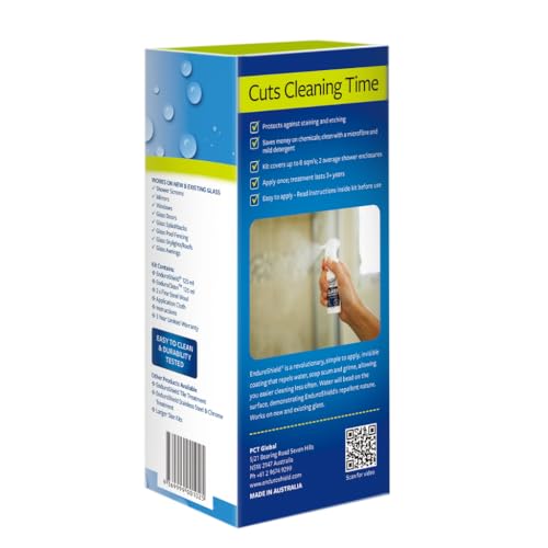EnduroShield Glass Treatment Kit - Advanced Protection for Glass Surfaces - Repels Soap Scum, Grime & Dirt Without Harsh Chemicals - 4.2 fl oz - Image 7