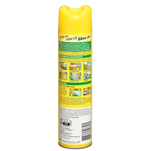 Endust Lemon Zest Multi-Surface Dusting and Cleaning Spray, Lemon Zest, 6-Pack - Image 6