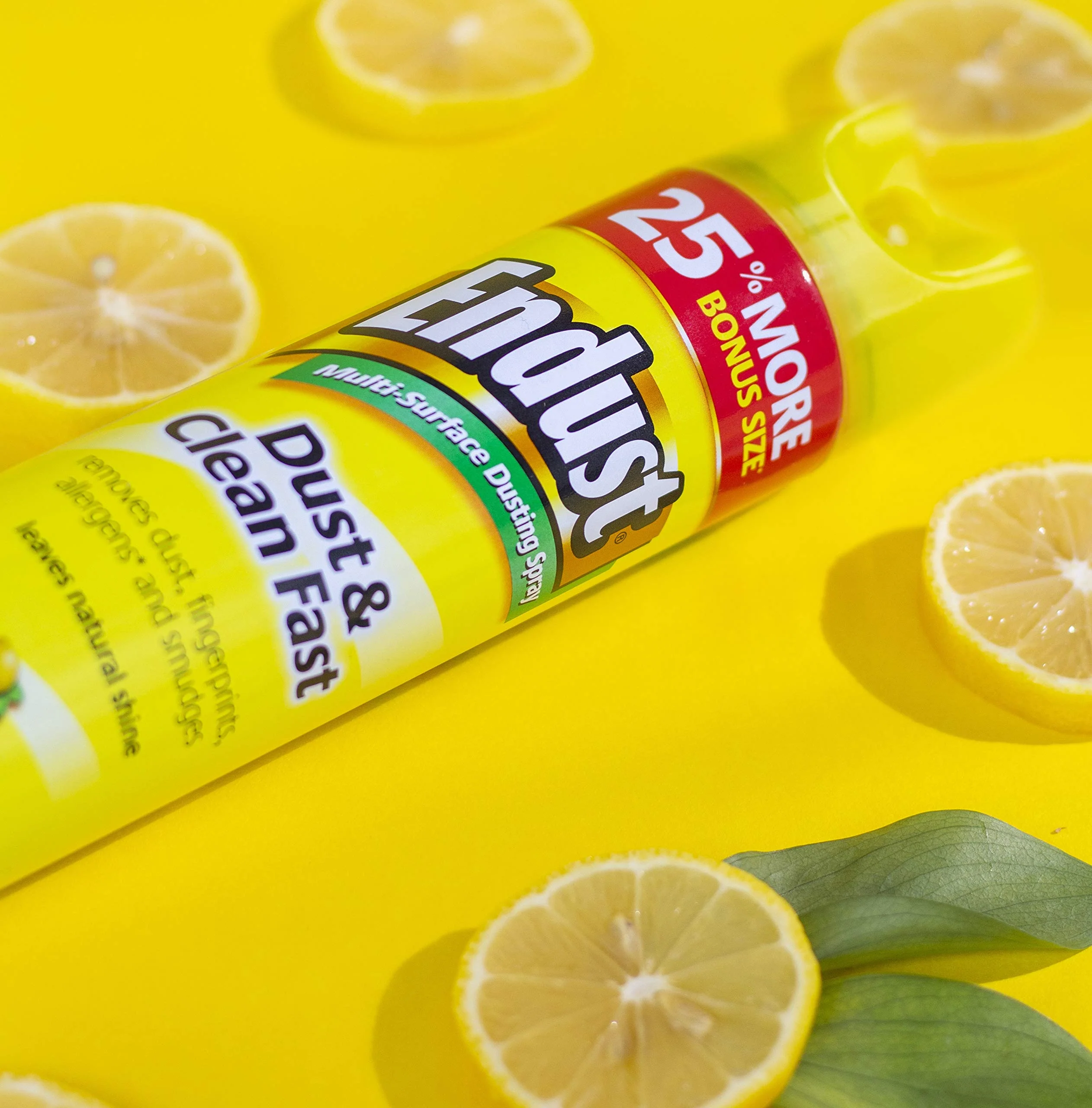 Endust Multi-Surface Dusting and Cleaning Spray, Lemon Zest, 12.5 Ounce (Pack of 2) - Image 4