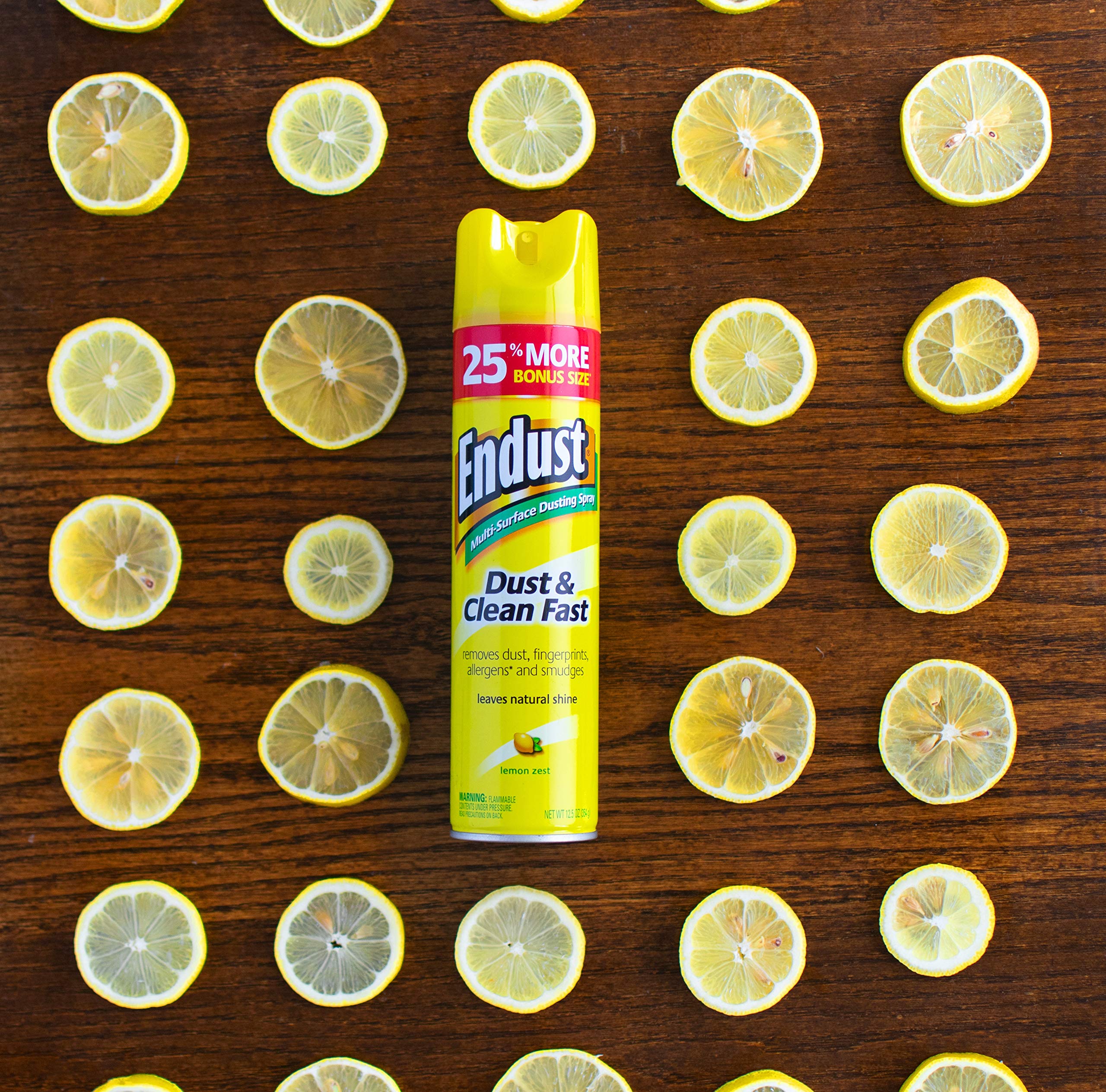 Endust Multi-Surface Dusting and Cleaning Spray, Lemon Zest, 12.5 Ounce (Pack of 2) - Image 5