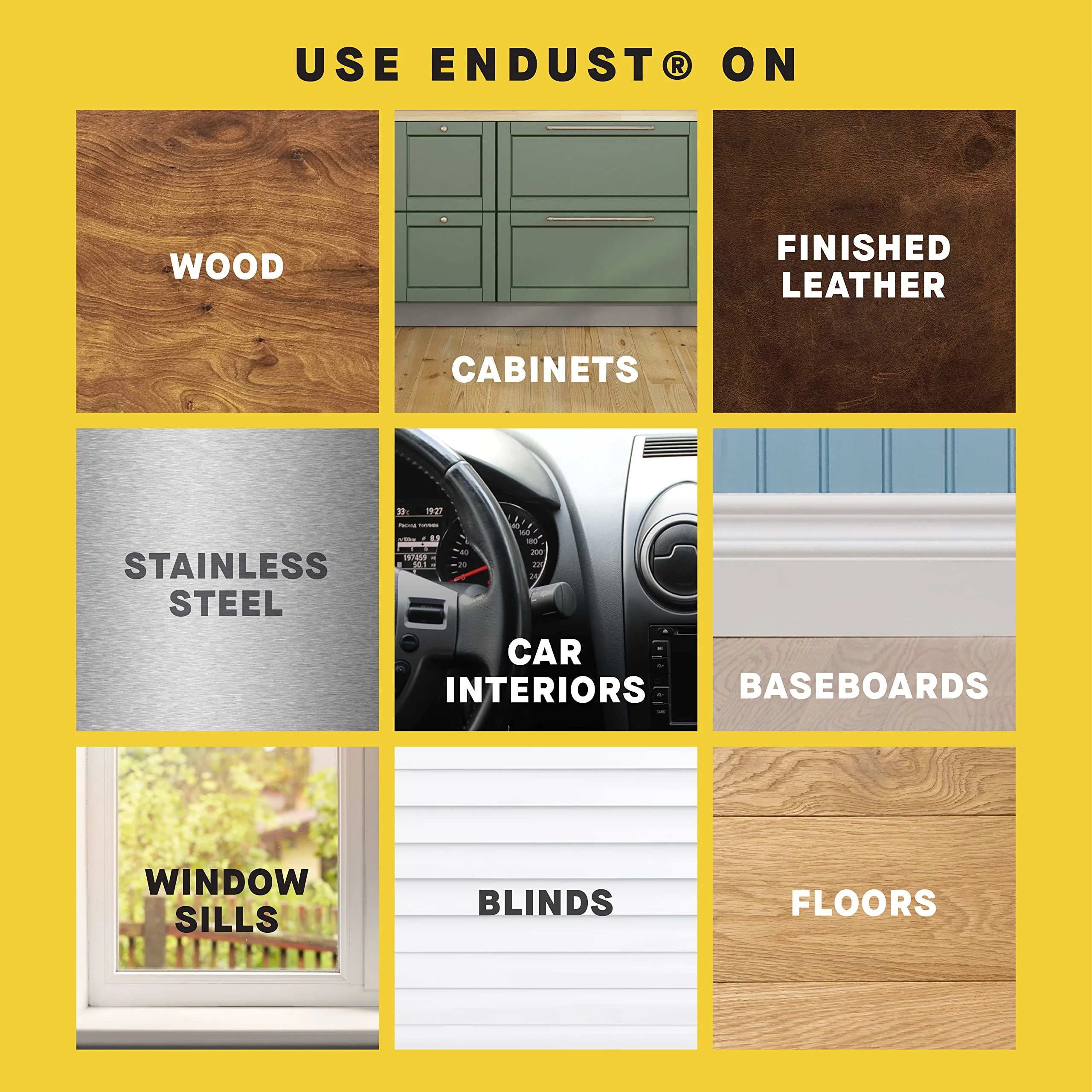 Endust Multi-Surface Dusting and Cleaning Spray, Lemon Zest, 12.5 Ounce (Pack of 2) - Image 9