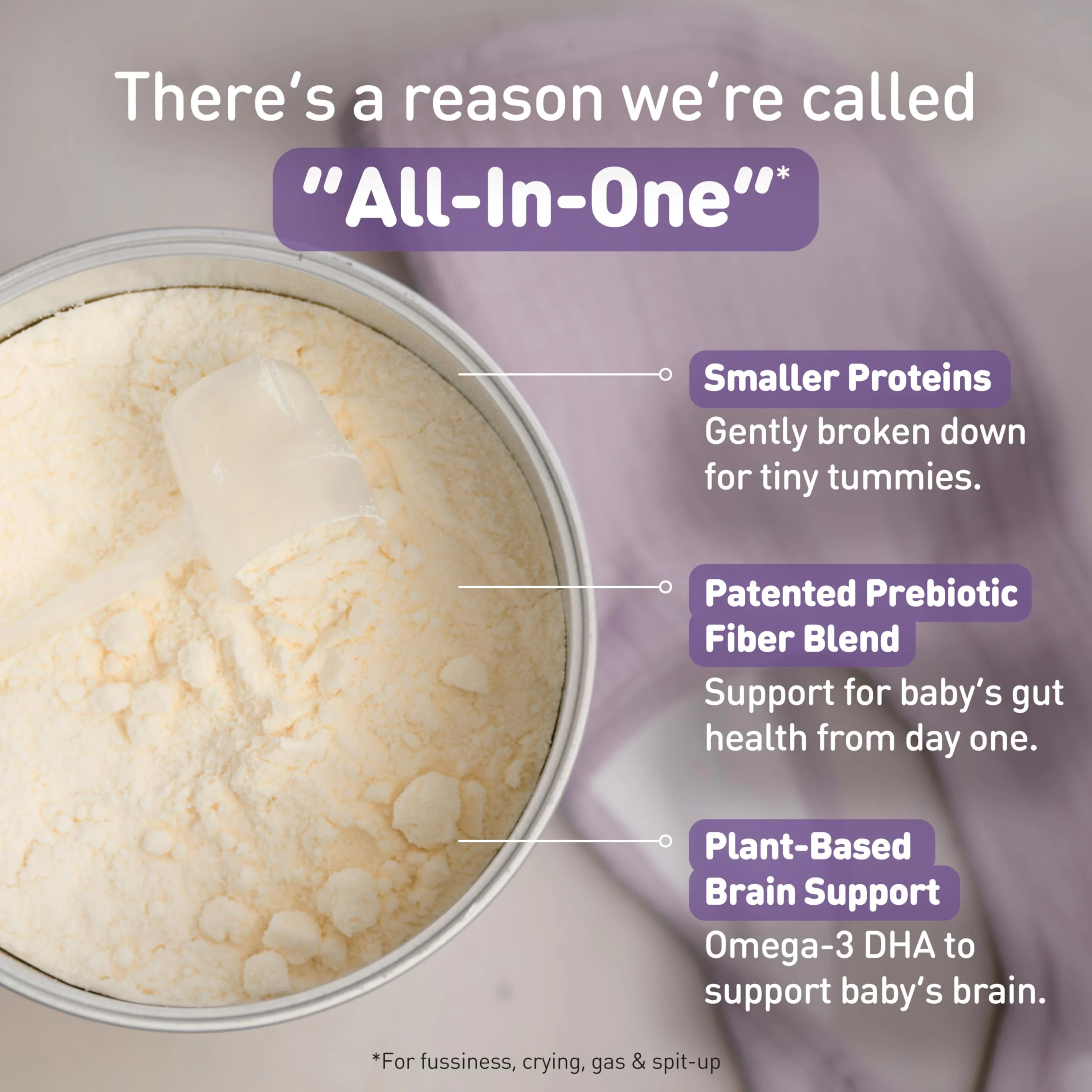 Enfamil NeuroPro Gentlease Baby Formula, Brain and Immune Support with DHA, Clinically Proven to Reduce Fusiness, Crying, Gas and Spit-up in 24 Hours, Non-GMO, 19.5 Oz - Image 10