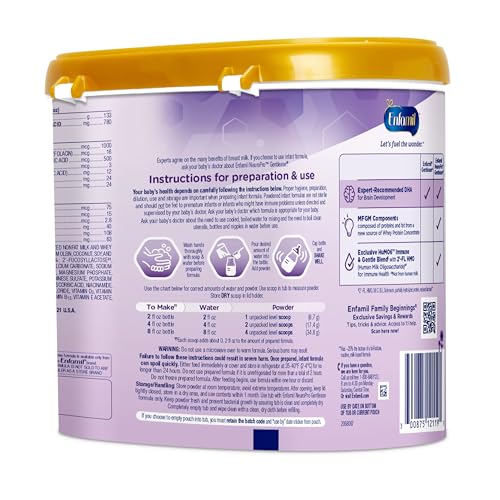 Enfamil NeuroPro Gentlease Baby Formula, Brain and Immune Support with DHA, Clinically Proven to Reduce Fusiness, Crying, Gas and Spit-up in 24 Hours, Non-GMO, 19.5 Oz - Image 2
