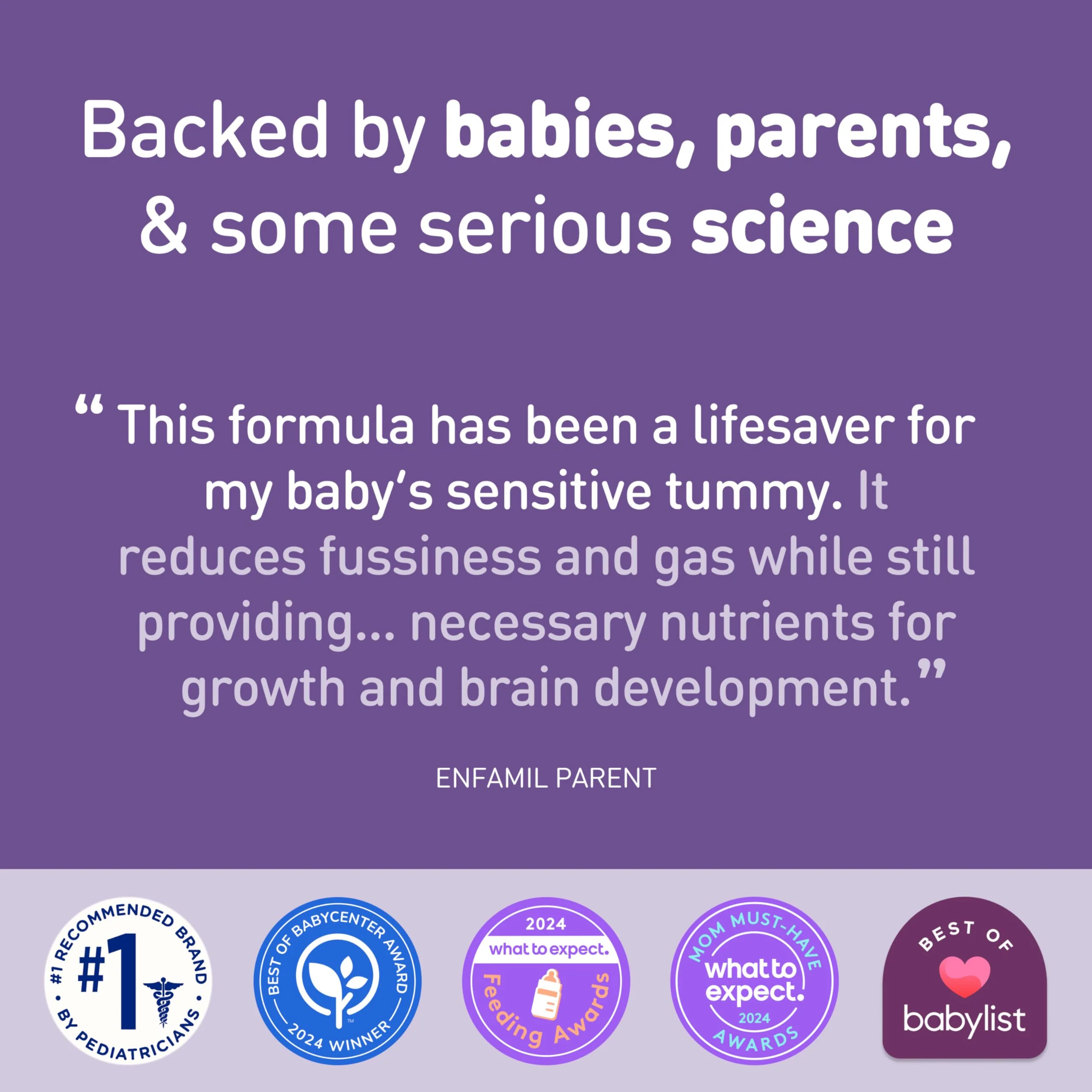 Enfamil NeuroPro Gentlease Baby Formula, Brain and Immune Support with DHA, Clinically Proven to Reduce Fusiness, Crying, Gas and Spit-up in 24 Hours, Non-GMO, 19.5 Oz - Image 7