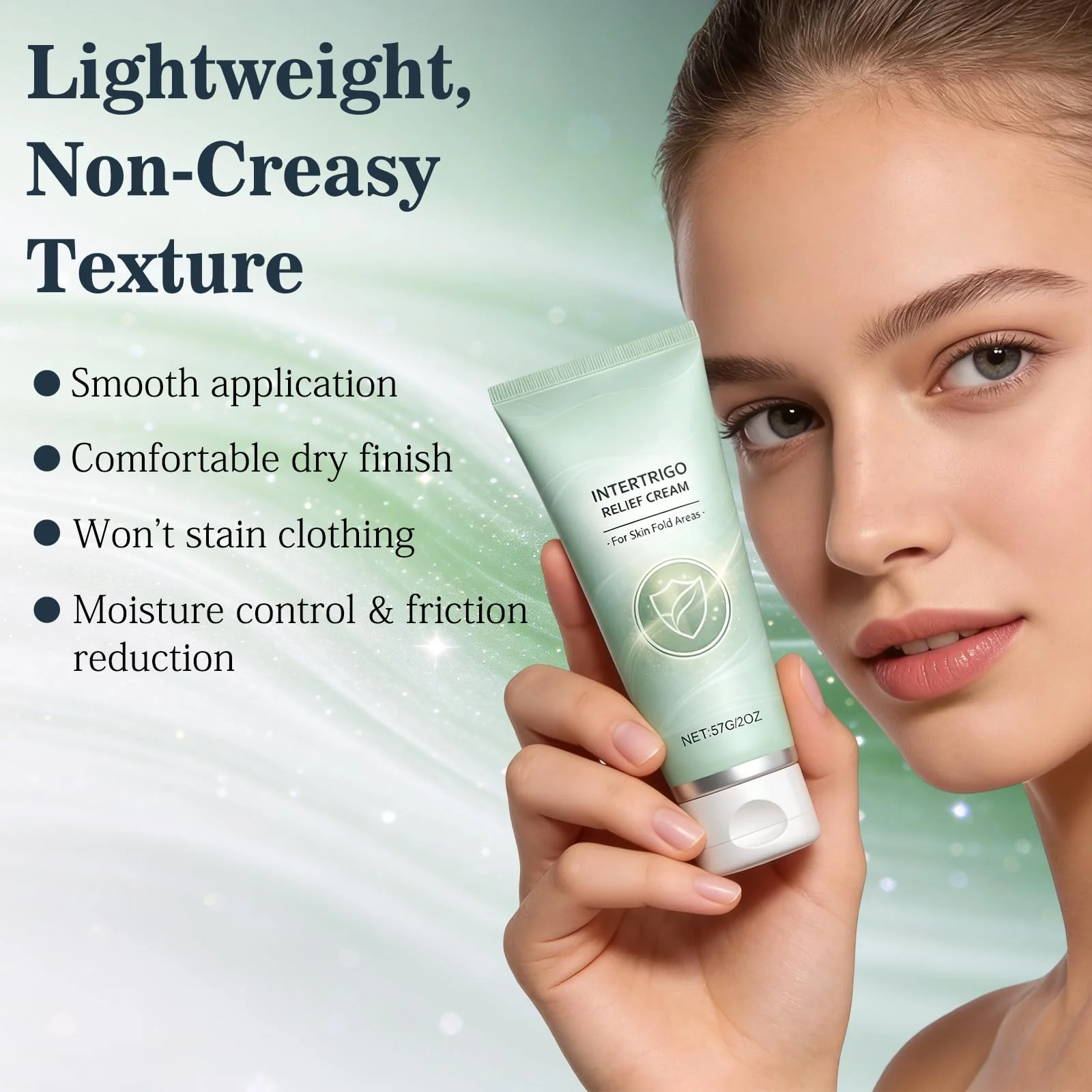 EOIRULA 2PCS Intertrigo Cream, Chafing & Moisture Barrier Cream with Zinc Oxide & Undecylenic Acid, Helps Soothe Irritated Skin and Reduce Friction, Non-Steroid Formula for Daily Use - Image 2