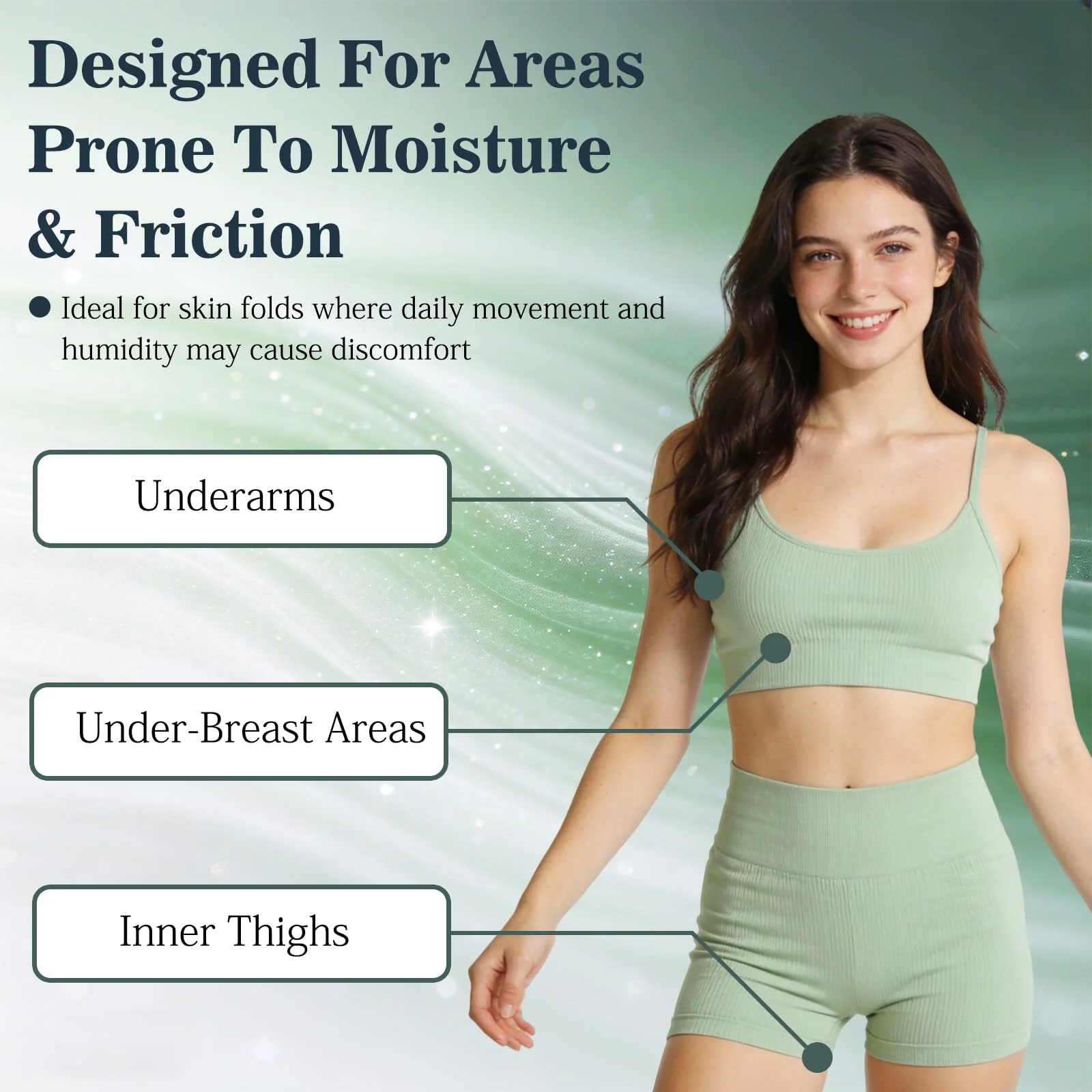 EOIRULA 2PCS Intertrigo Cream, Chafing & Moisture Barrier Cream with Zinc Oxide & Undecylenic Acid, Helps Soothe Irritated Skin and Reduce Friction, Non-Steroid Formula for Daily Use - Image 7