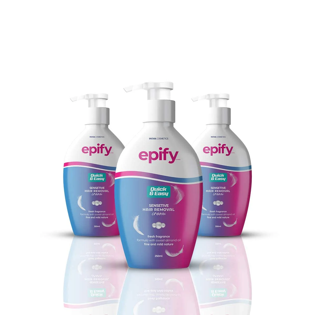 Epify Intimate Hair Removal Cream for Men and Women - Sensitive Skin, Pubic & Bikini Areas (Pack of 3) - Image 2