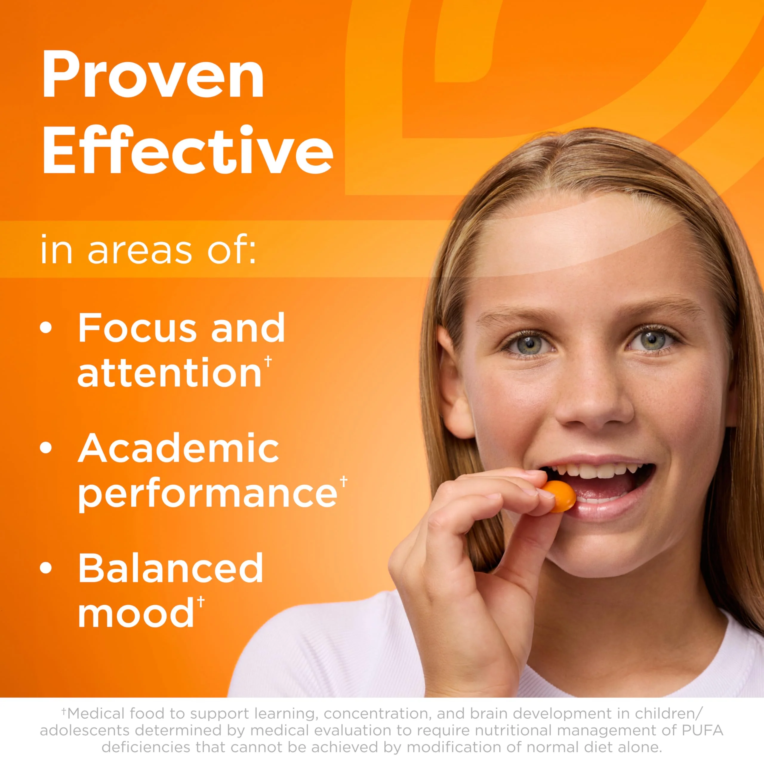 Equazen Pro SFI Health Fish Oil Jelly Chews - Omega 3 & Omega 6 for Kids & Teens - EPA, GLA & DHA for Kids Mood, Memory & Focus Support - Optimized for Bioavailability & Absorption (45 Jelly Chews) - Image 4
