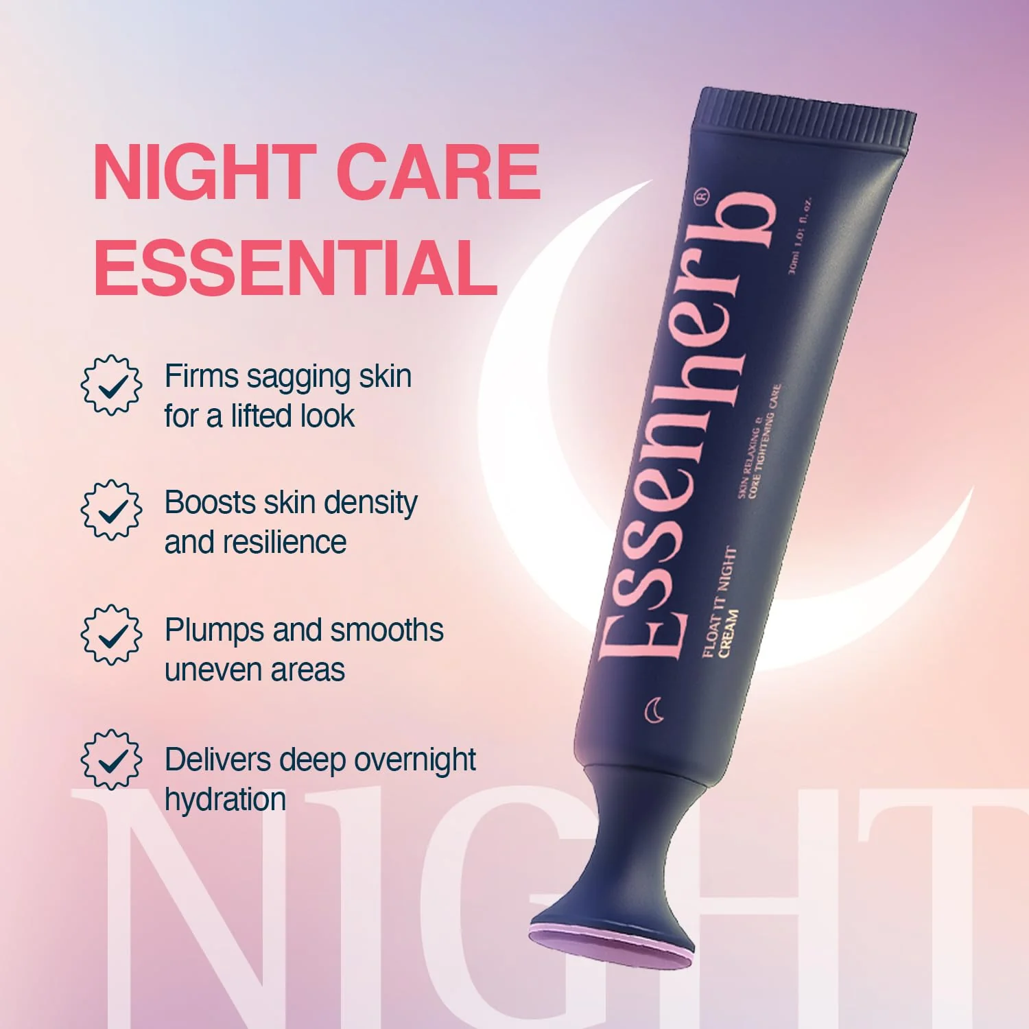 ESSENHERB Day to Night Routine Program, Deep Hydration Day cream with Tocopherol(1.01oz) + Anti Wrinkle Night Cream with Retinol & Collagen(1.01oz), Vegan Face Moisturizer Set, Korean Skin Care - Image 3