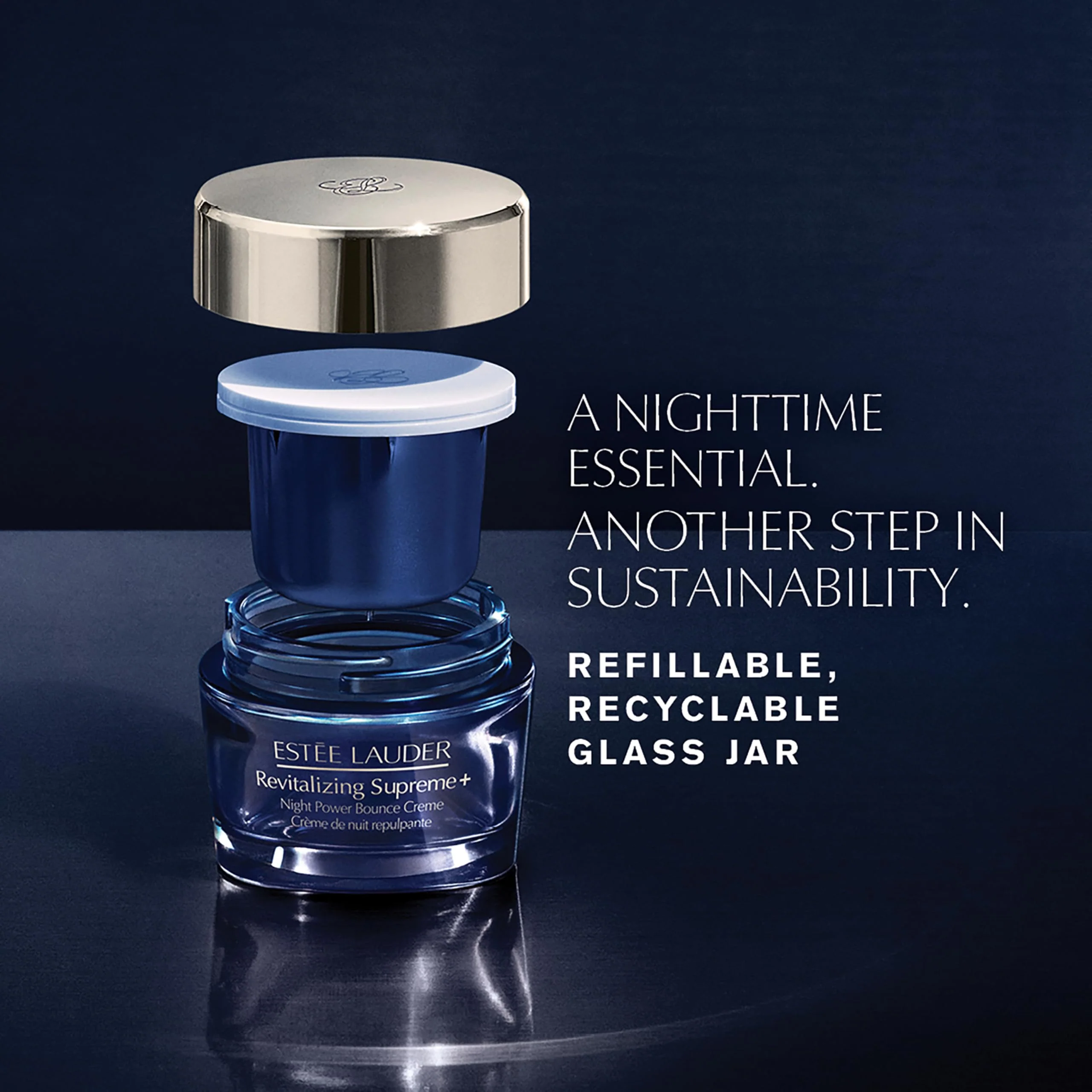 Estée Lauder Revitalizing Supreme+ Night Power Bounce Cream | Face Moisturizer with Peptides | Firms, Lifts & Plumps Skin, 1.7 Ounce - Image 3