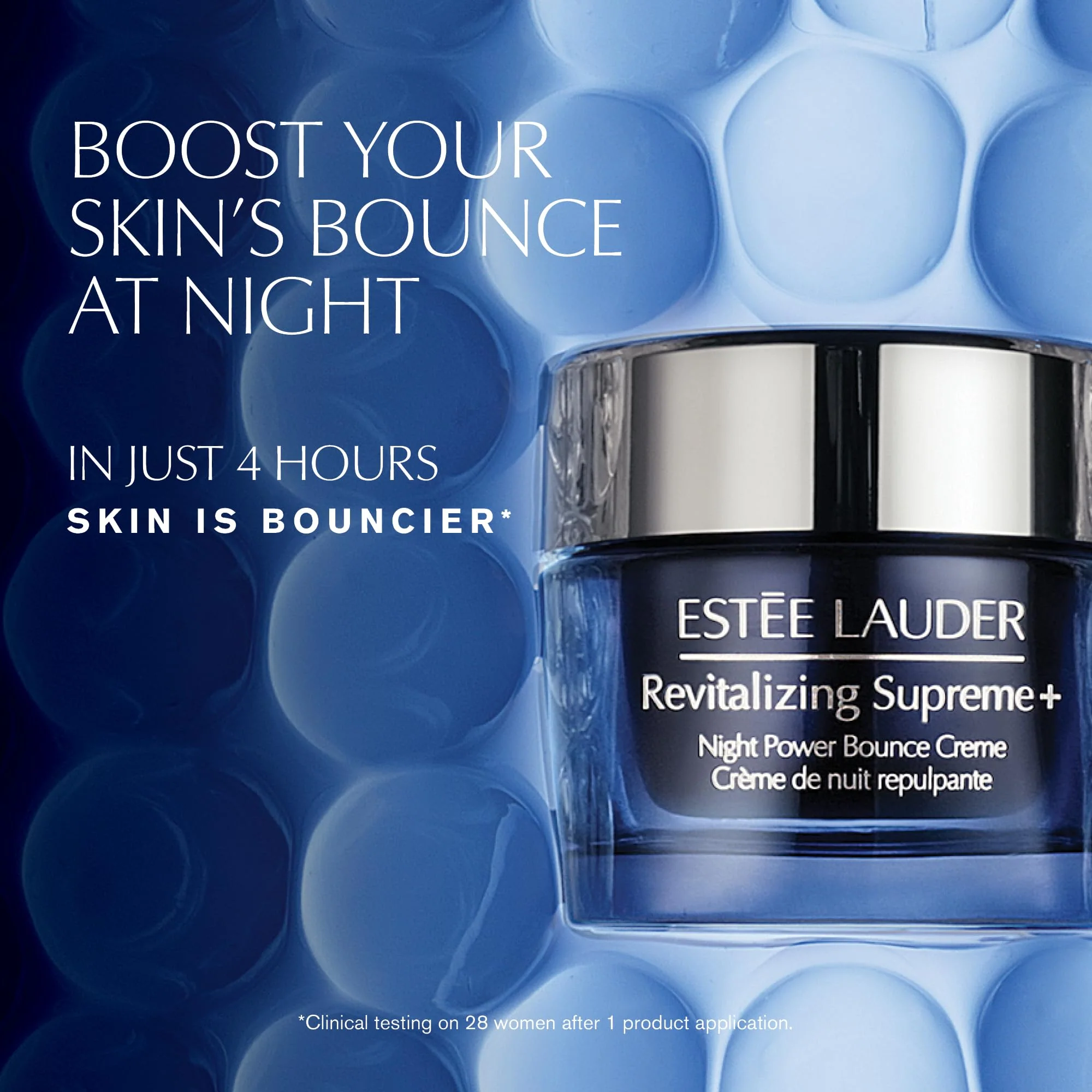 Estée Lauder Revitalizing Supreme+ Night Power Bounce Cream | Face Moisturizer with Peptides | Firms, Lifts & Plumps Skin, 1.7 Ounce - Image 5