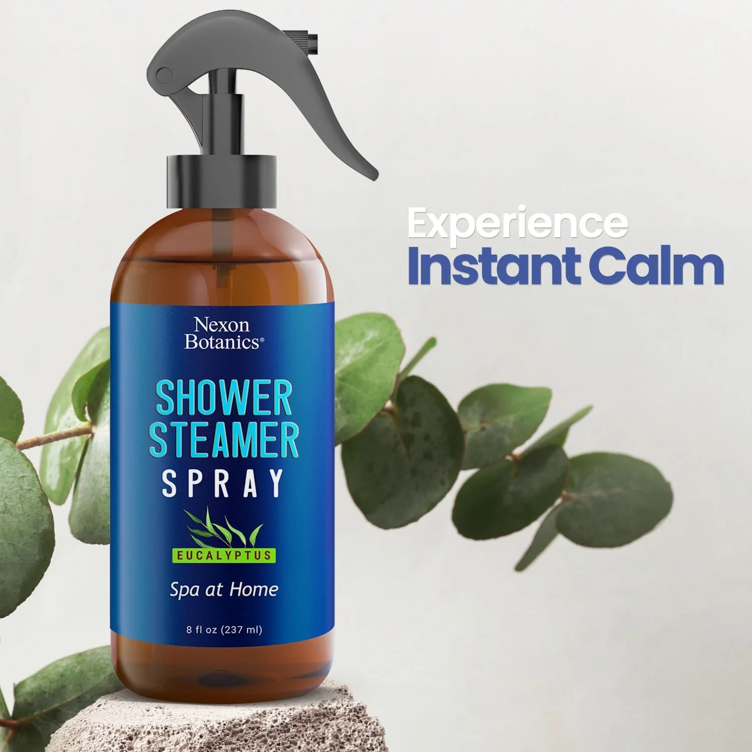 Eucalyptus Shower Spray – Aromatherapy Mist for Steam Showers & Sauna, 8 fl oz – Essential Oil Room & Bathroom Freshener - Nexon Botanics - Image 5