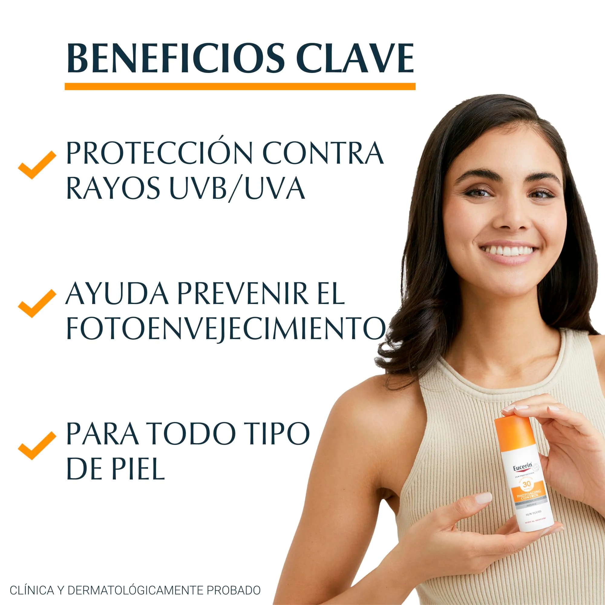 Eucerin Protector solar facial anti edad con ácido hialurónico FPS 50+, Sun, 50 ml - Image 11