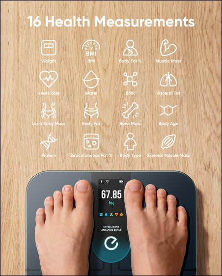 eufy by Anker Smart Scale P3, Digital Bathroom Scale for Body Weight, FSA HSA Eligible, 3D Virtual Body Mode, 16-Measurement Digital Bluetooth and WiFi Weight Scale with bmi, Body Fat, Muscle Mass - Image 5