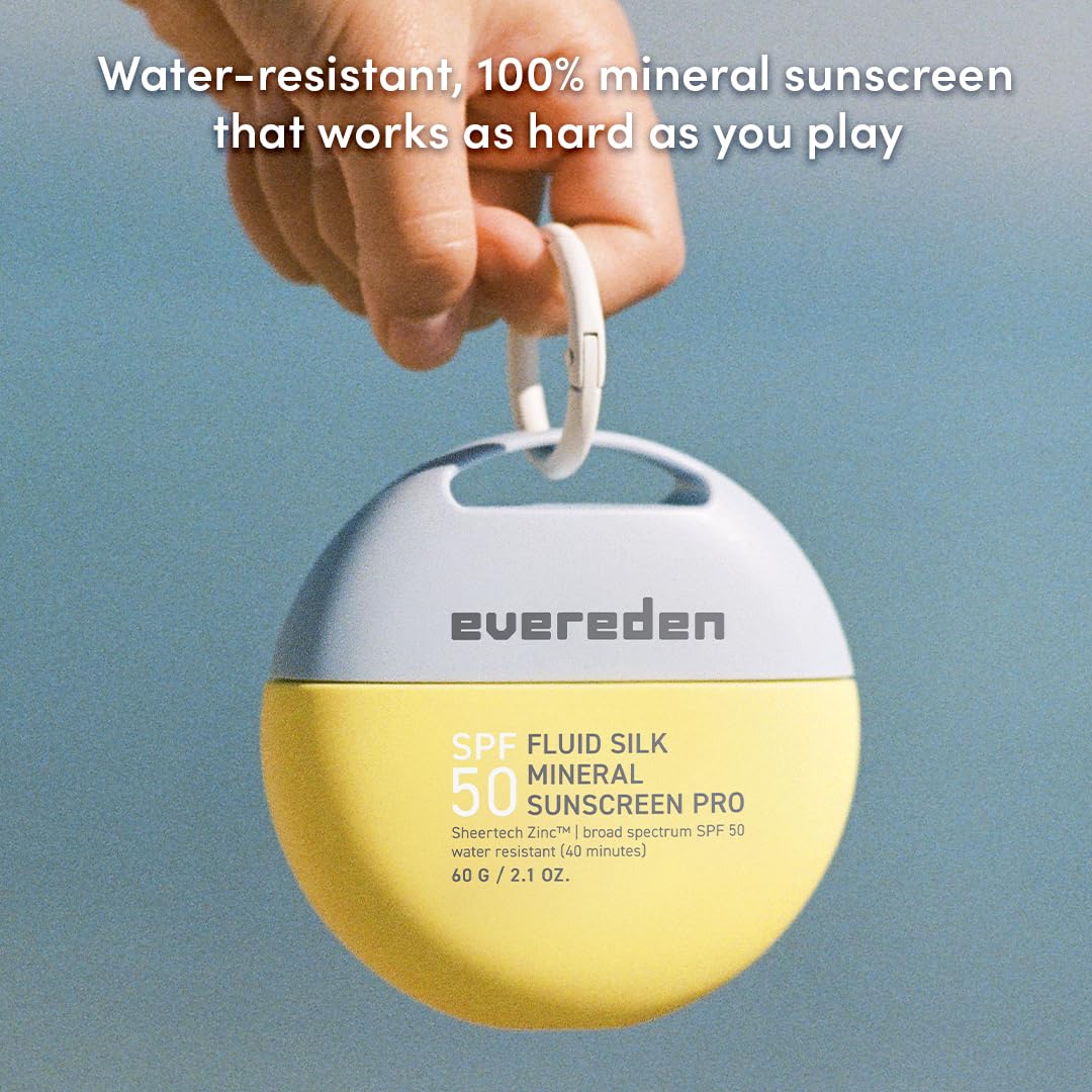 Evereden SPF50 Fluid Silk Mineral Kids Sunscreen: Clean Cooling Non-Nano UVA, UVB, & IR Protection for Sensitive Skin - Sheer, Lightweight, & Waterproof for Up to 40 Mins - Beach Day Toddler Sunscreen - Image 7