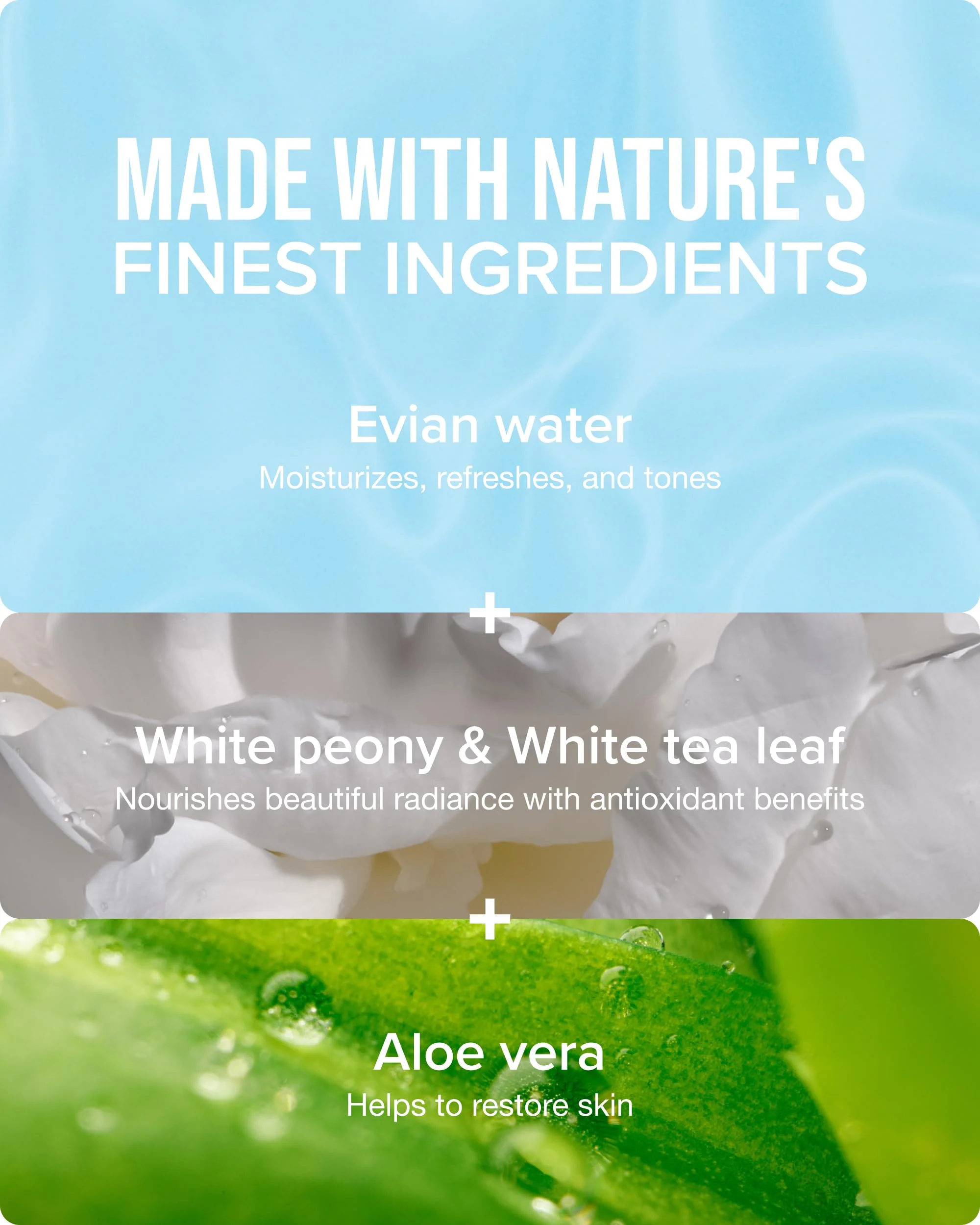 Evian Glow Facial Mist | Hydrating Mineral Water Face Spray with Aloe & White Tea | Dewy Setting Mist & Toner for Glowing Skin | Facial Spray to Refresh, Balance, & Enhance Makeup - Image 7