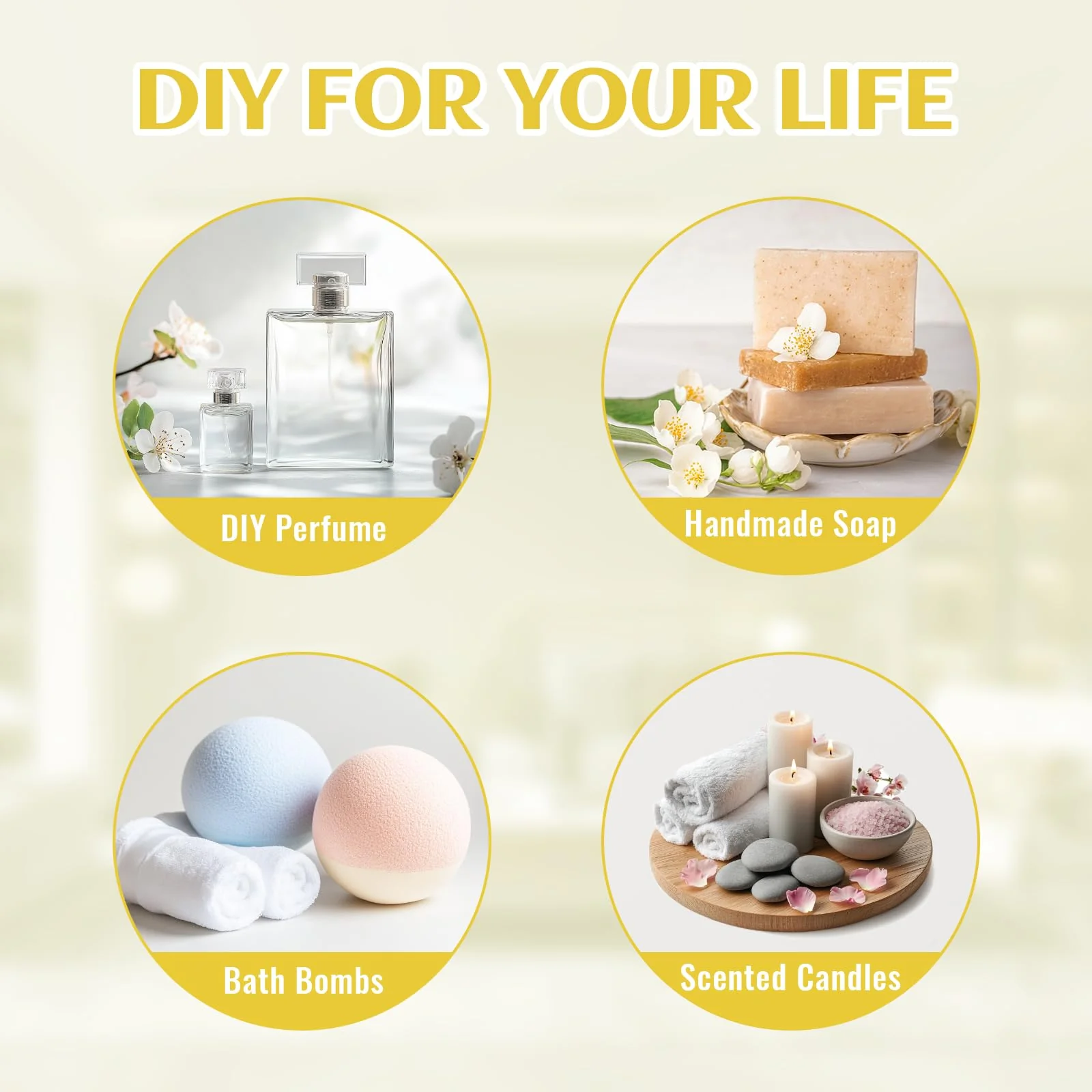EVOKE OCCU Vanilla Essential Oil for Relaxation in The Home Office Living Room, Add to Diffuser Candle Soap - 4 Fl Oz - Image 8
