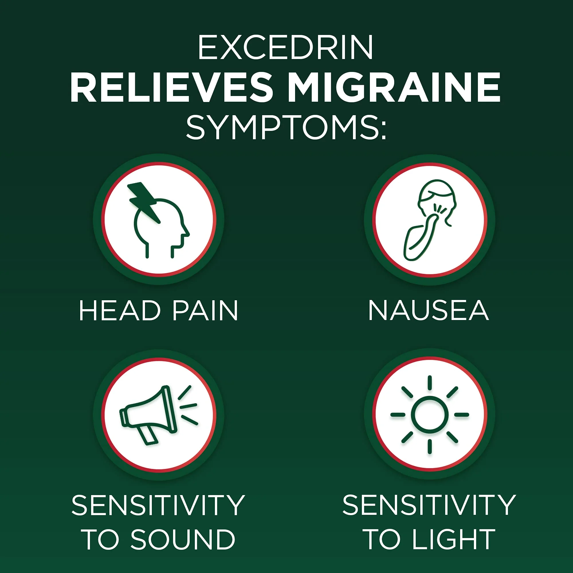 Excedrin Migraine Relief Caplets to Alleviate Migraine Symptoms - 200 Count - Image 3