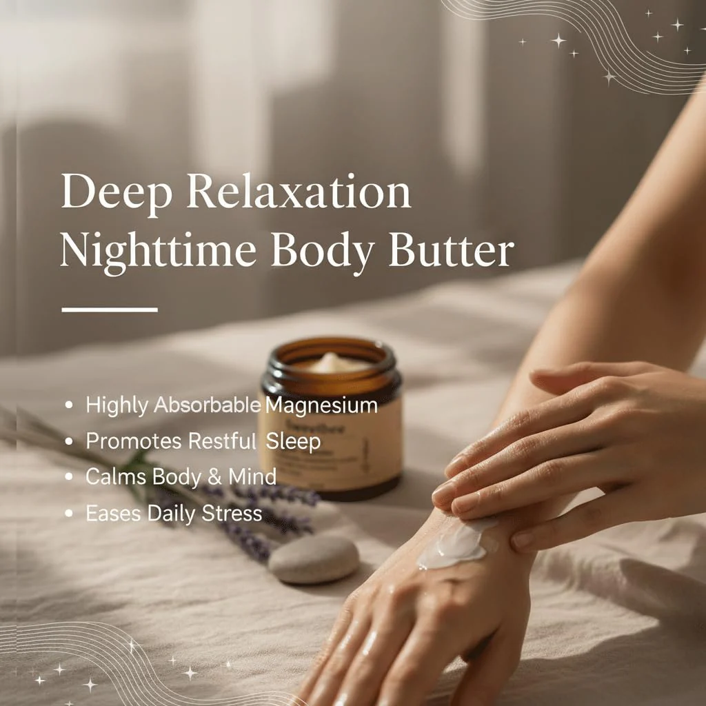 EYUTRD SweetBee Sleep Deep Winter Magnesium Butter, Deep Winter Magnesium Cream with Shea & Mango Butter, Arnica & Essential Oils, Nighttime Magnesium Lotion for Leg, Foot, Original Lavender 4oz - Image 8