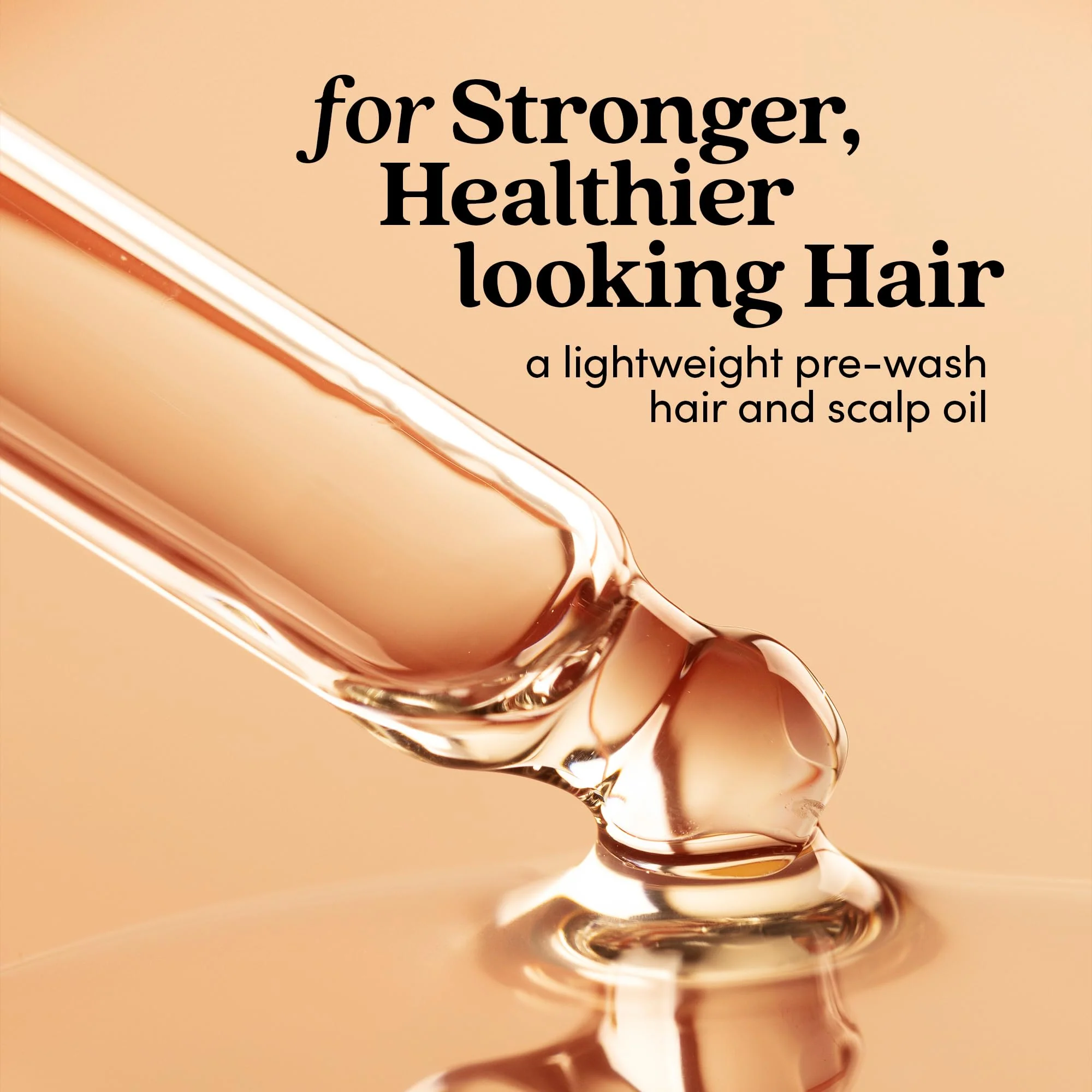 Fable and Mane Hair Oil - HoliRoots Strengthening Serum for Damaged, Frizzy Hair with Amla, Castor Oil for Hair Health - 3.4FL oz - Image 2