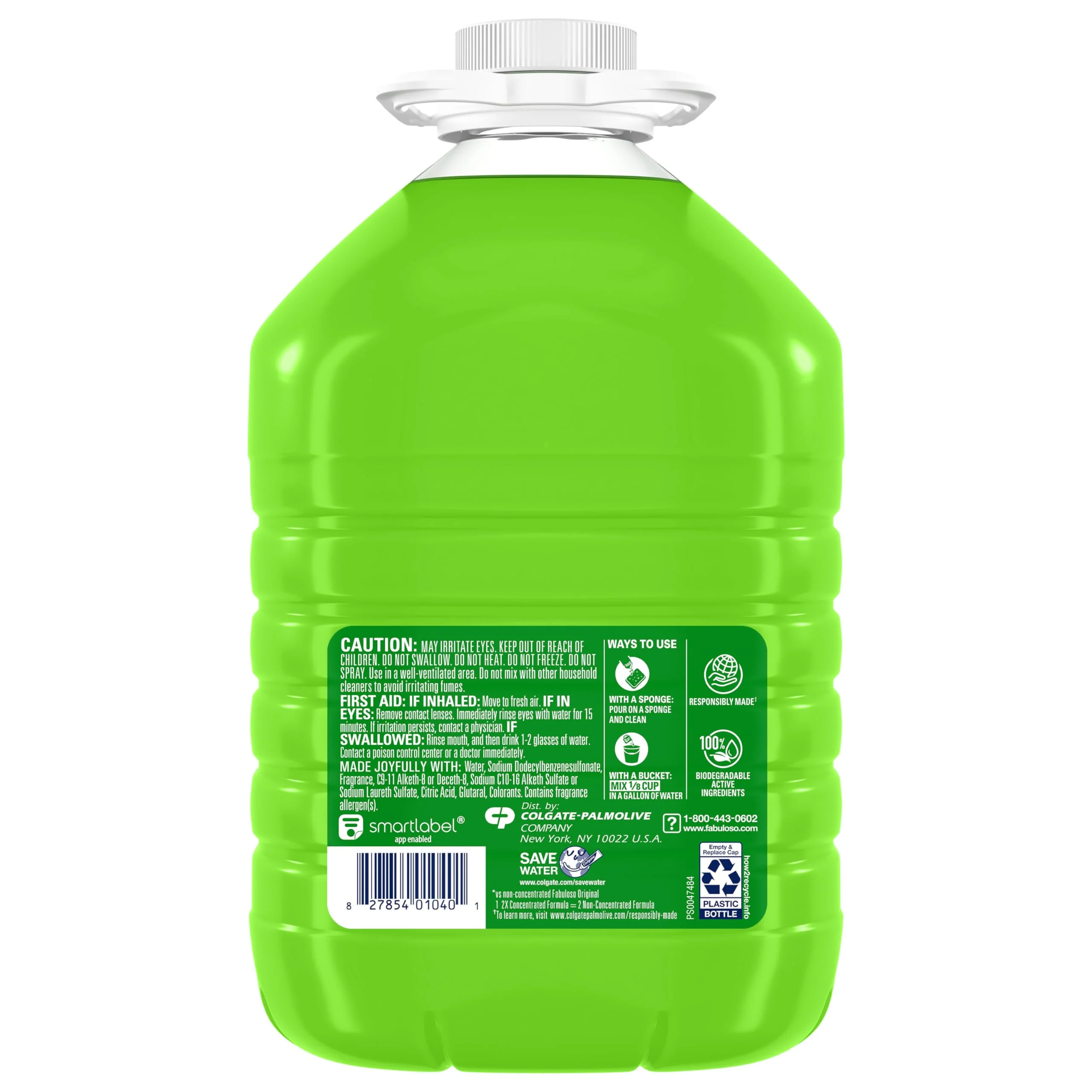 Fabuloso 2X Multi-Purpose Cleaner, No Rinse Floor Cleaner, Long-Lasting Freshness, Passion of Fruits Scent, 128 fl oz - Image 10