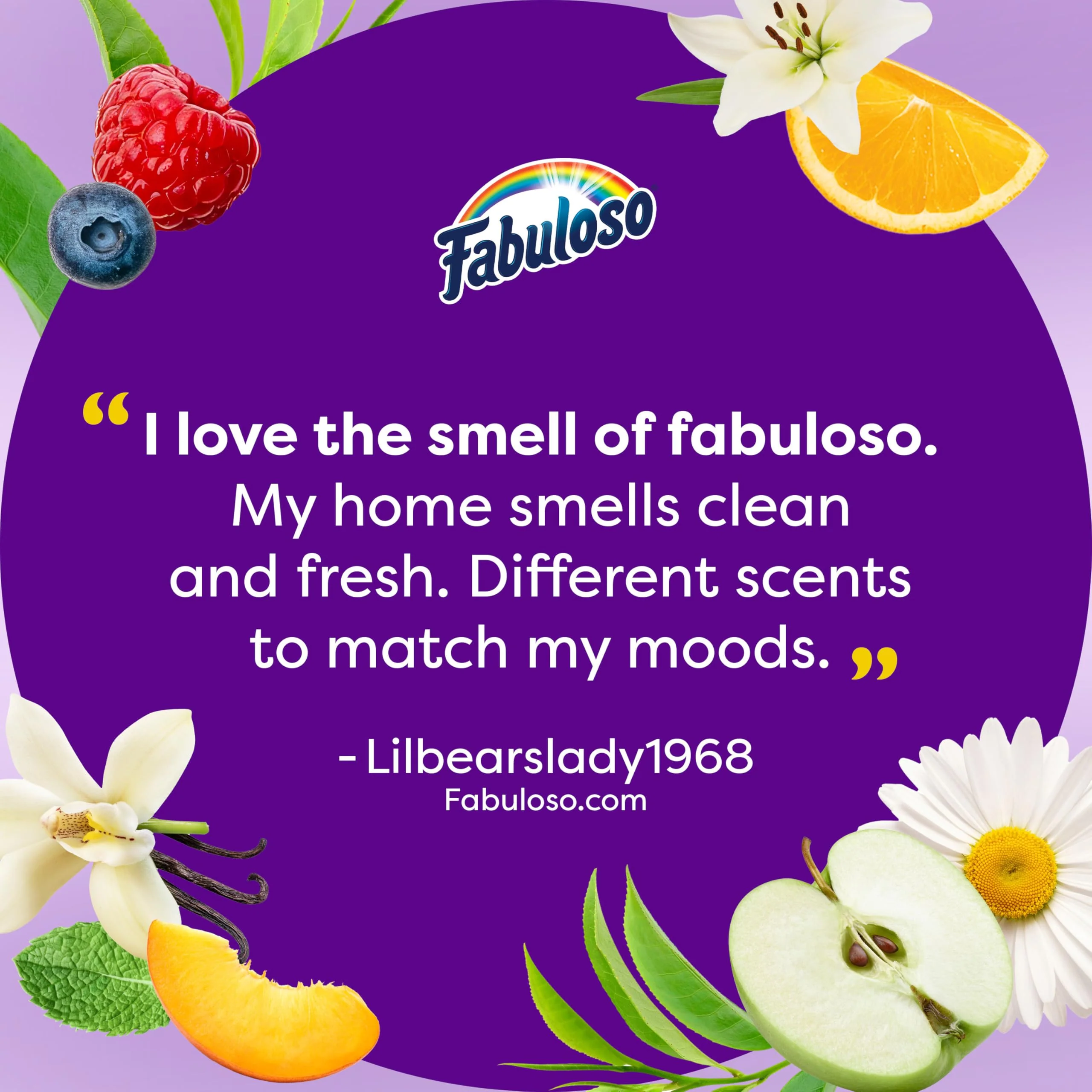 Fabuloso 2X Multi-Purpose Cleaner, No Rinse Floor Cleaner, Long-Lasting Freshness, Passion of Fruits Scent, 128 fl oz - Image 2