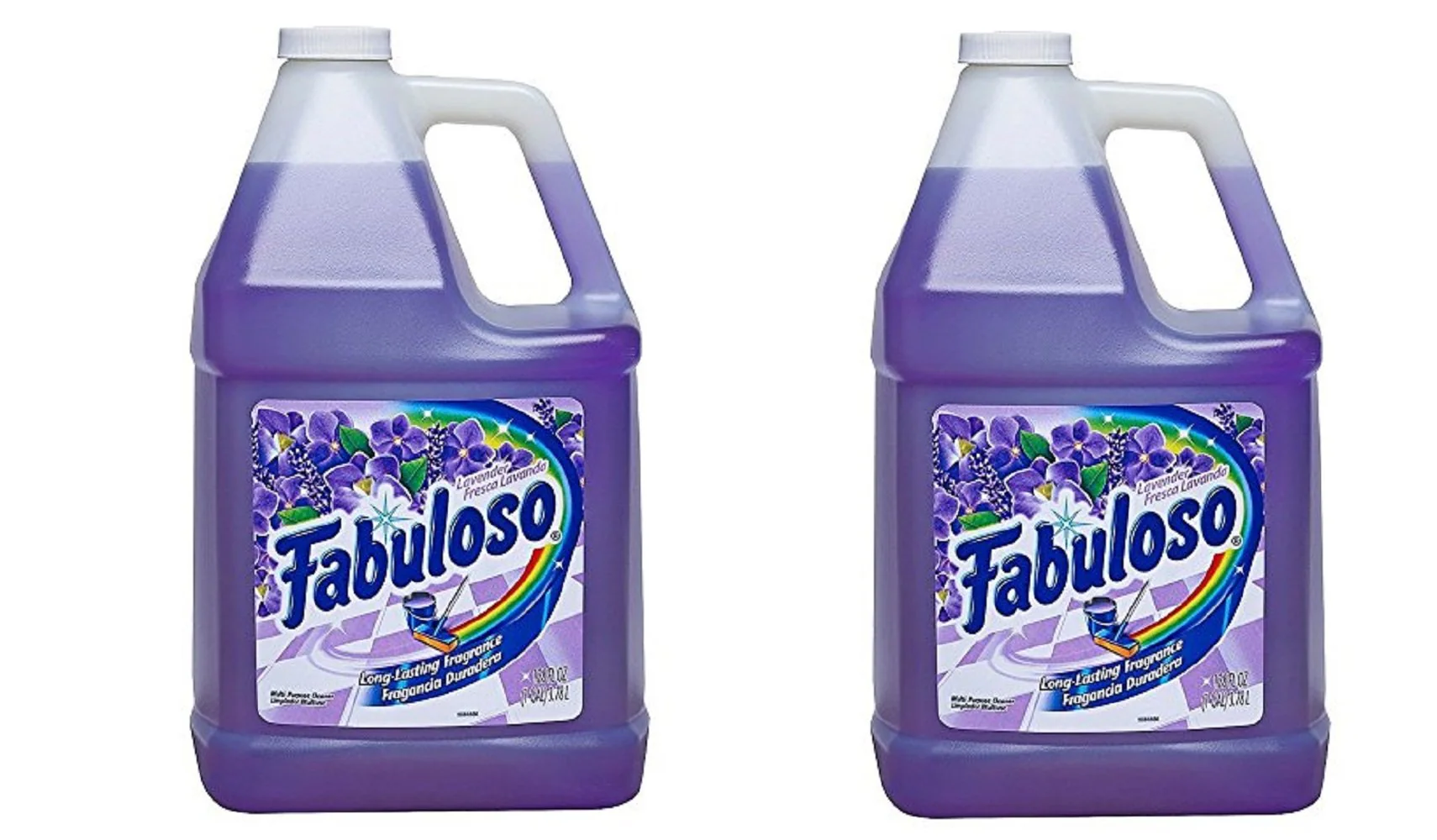 Fabuloso All-Purpose Cleaner Liquid Solution, Purple, Lavender Scent RvyeAy, 2Pack (128 Oz)