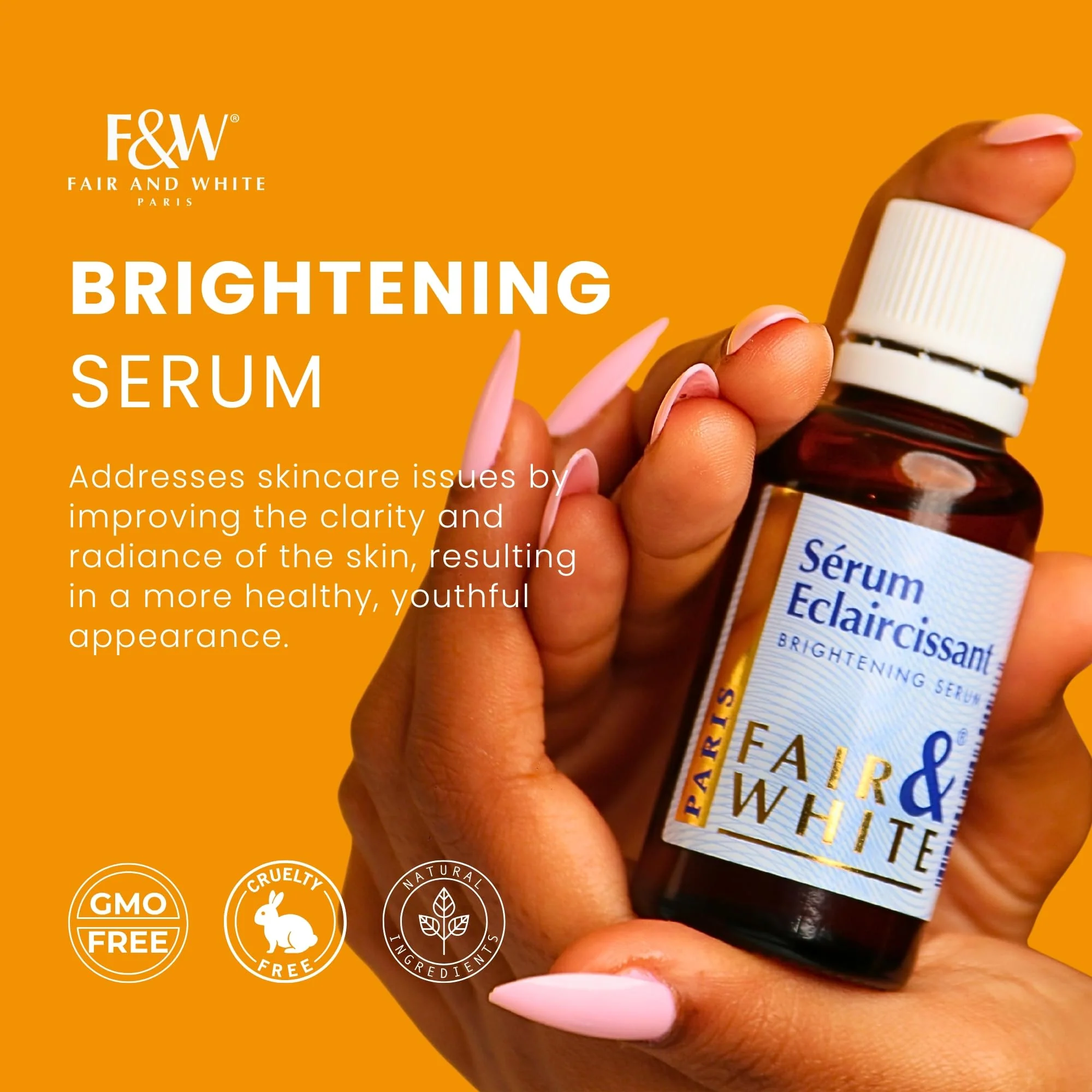 FAIR & WHITE Original Brightening Serum - 1 fl oz / 30ml - Image 8