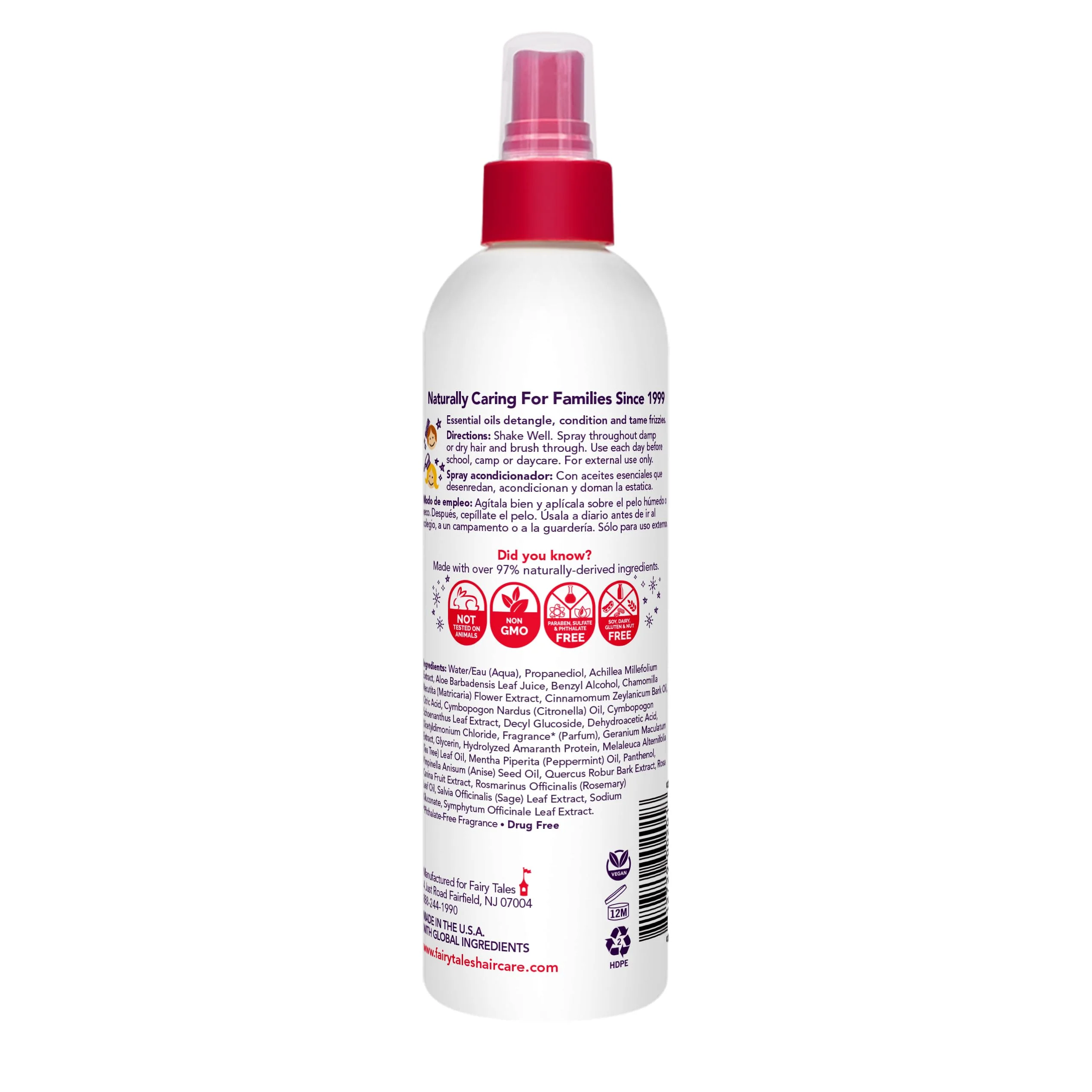 Fairy Tales Rosemary Repel Daily Kids Conditioning Spray – Kids Like the Smell, Lice Do Not, 8 fl oz. (Pack of 1) - Image 2