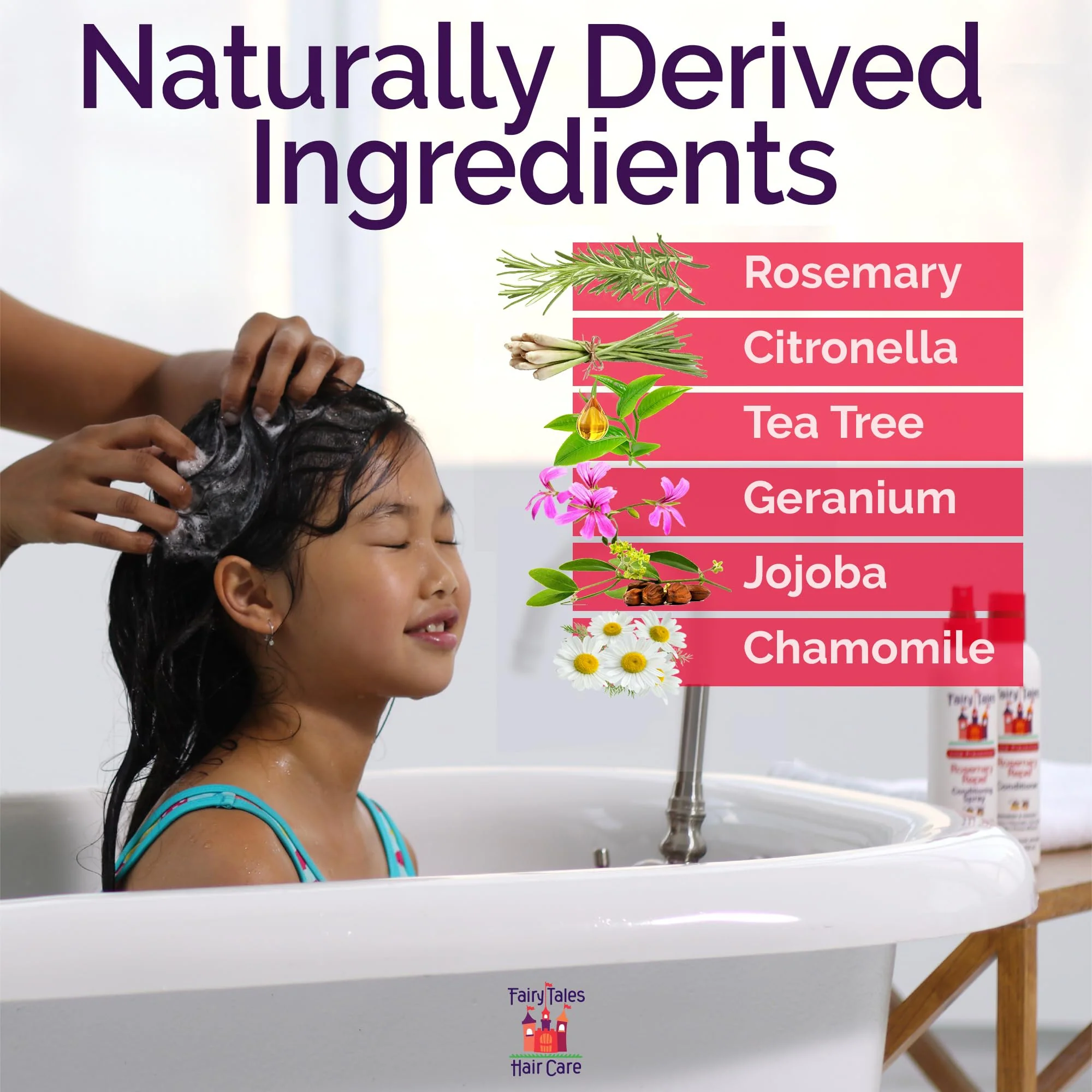 Fairy Tales Rosemary Repel Daily Kids Conditioning Spray – Kids Like the Smell, Lice Do Not, 8 fl oz. (Pack of 1) - Image 3