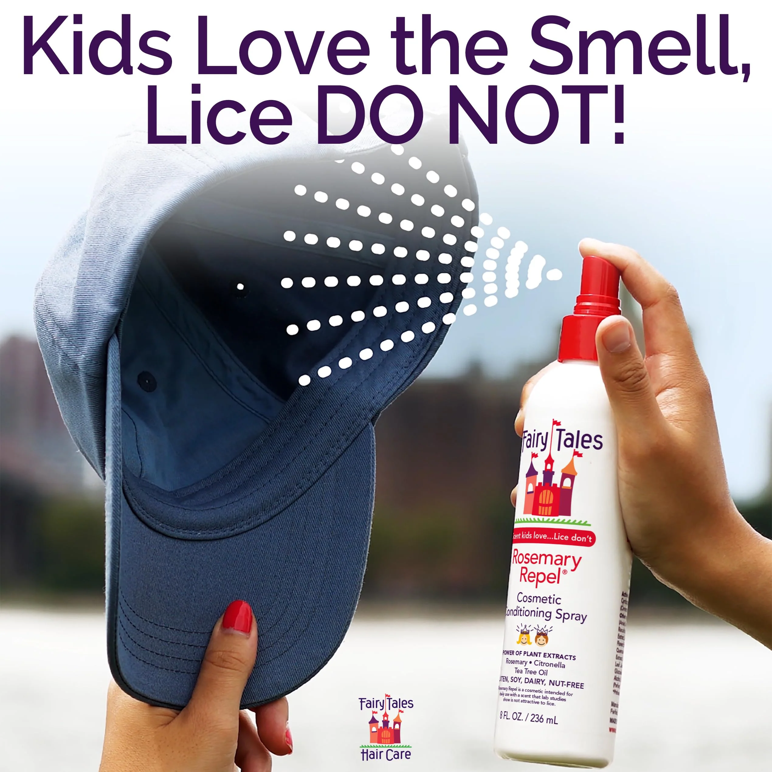 Fairy Tales Rosemary Repel Daily Kids Conditioning Spray – Kids Like the Smell, Lice Do Not, 8 fl oz. (Pack of 1) - Image 4