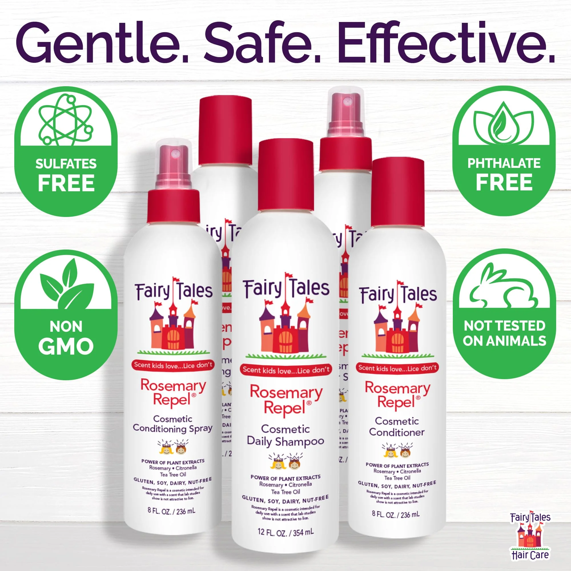 Fairy Tales Rosemary Repel Daily Kids Conditioning Spray – Kids Like the Smell, Lice Do Not, 8 fl oz. (Pack of 1) - Image 5