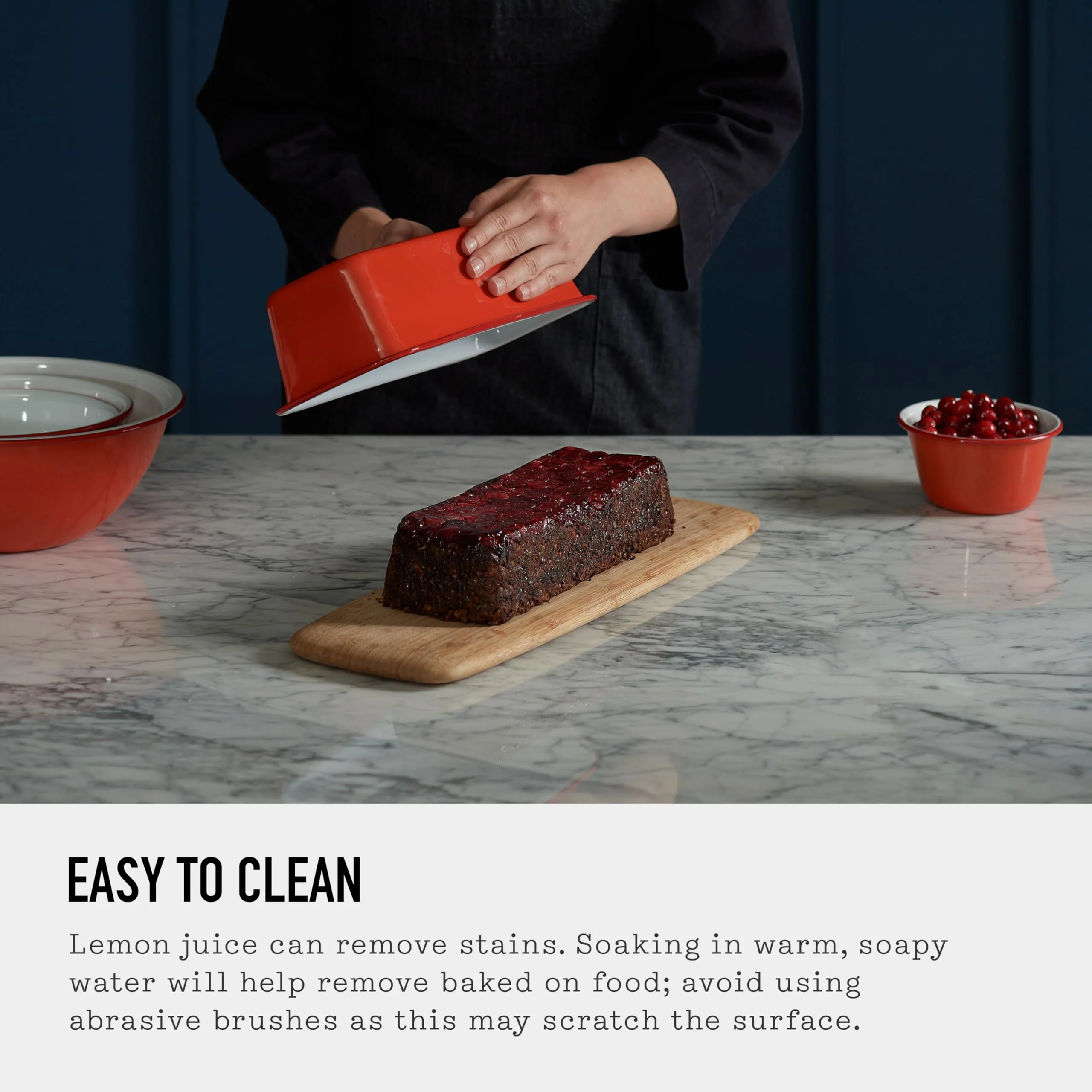 Falcon Enamelware Loaf Tin, Heavy-Gauge Steel, Enamel Tin 12"x 5", Oven Safe to 530°F, Dishwasher Safe & Freezer Safe (Pigeon Gray) - Image 2