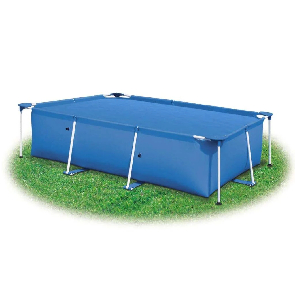 FAMIROSA Rectangular Pool Cover, Solar Cover for In-Ground and Above-Ground Pools, Pool Cover Protector, Heat Retaining Blanket, Floating Solar Pool PE Film with Air Chambers,118.1" x 78.7",Black - Image 2