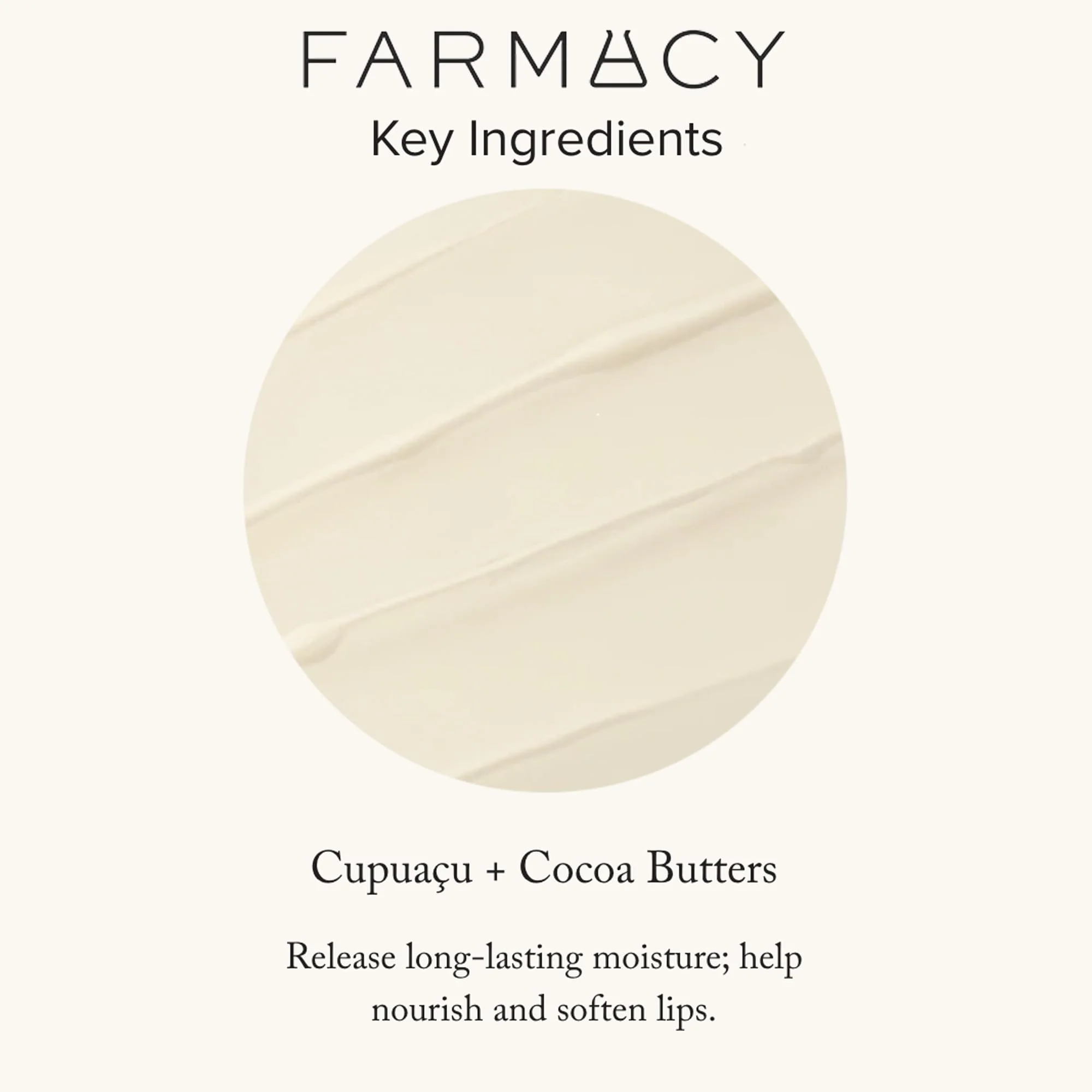Farmacy Beeswax Lip Balm - Honey Butter Moisturizing Lip Care Enriched with Cupuaçu & Cocoa Butters, Proprietary Honey Blend and Vitamin E to Nourish, Soften & Heal (3.4g) - Image 2