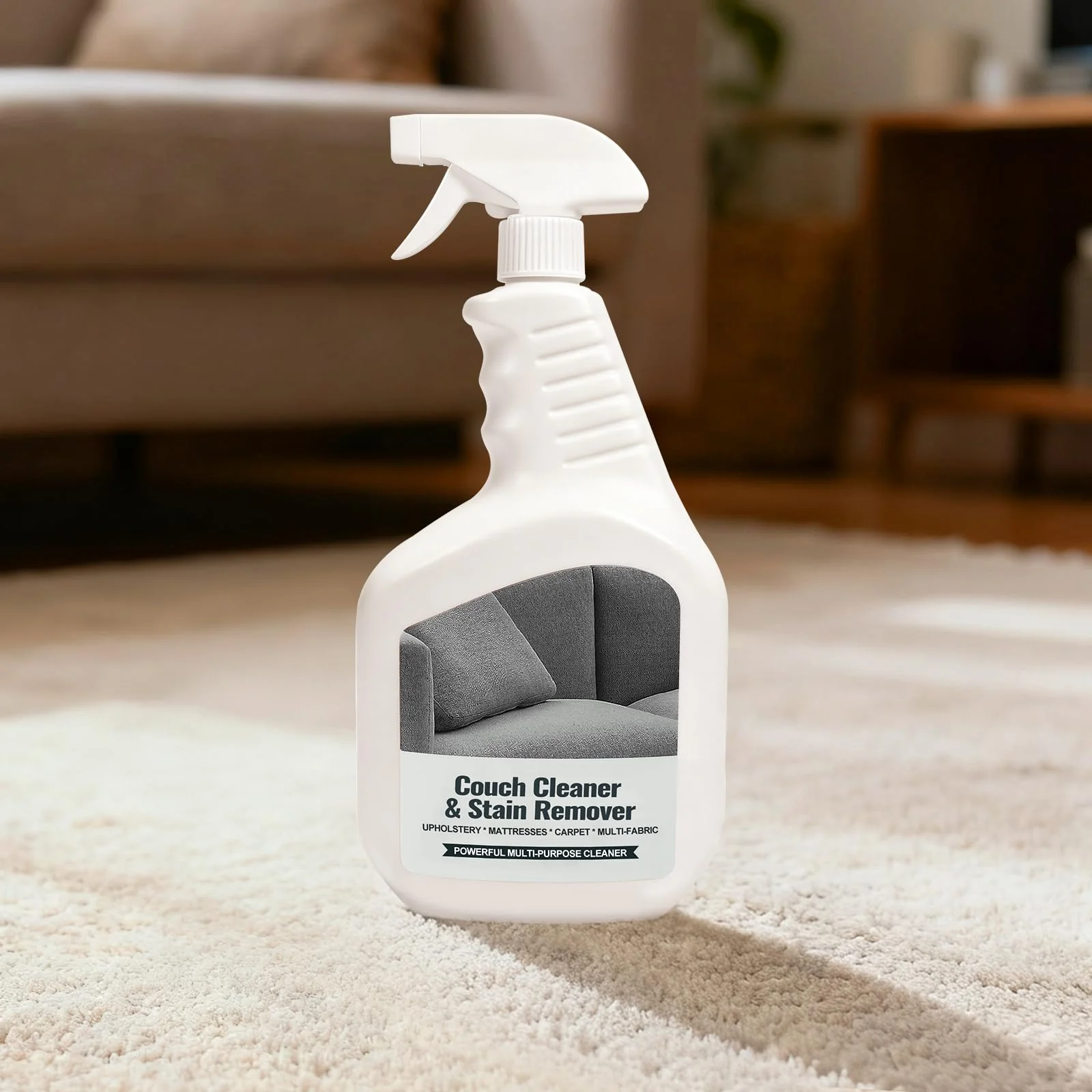 FAVIRZCE Couch Cleaner & Stain Remover Spray: Strength Multi-Surface Upholstery Cleaner - Pet-Safe Non-Toxic Quick-Drying for Fabric Sofas Carpet Furniture Couches & Car Interiors - Image 5