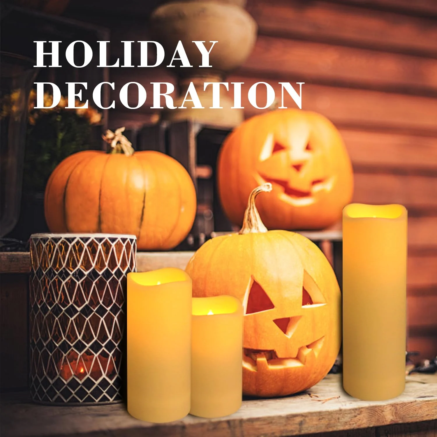 fclayvts 24-Pack LED Flameless Candles with Remote Control -Remote flameless Candles- Timer Candles -3D Flame, for Halloween Christmas Parties,Wedding,Home,Gift and Special Occasions(Three Sizes) - Image 4