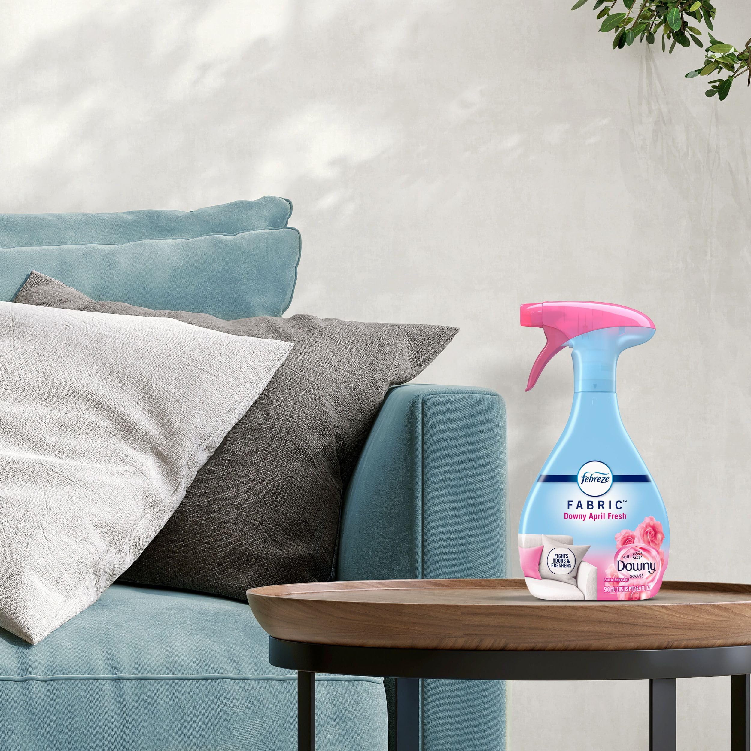 Febreze Fabric Spray Air Freshener, Odor-Fighting Fabric Refresher, Sneaker Balls Alternative, Couch Cleaner, Linen Spray, Multi-Use, Downy April Fresh Scent, 23.6 fl oz - Image 6